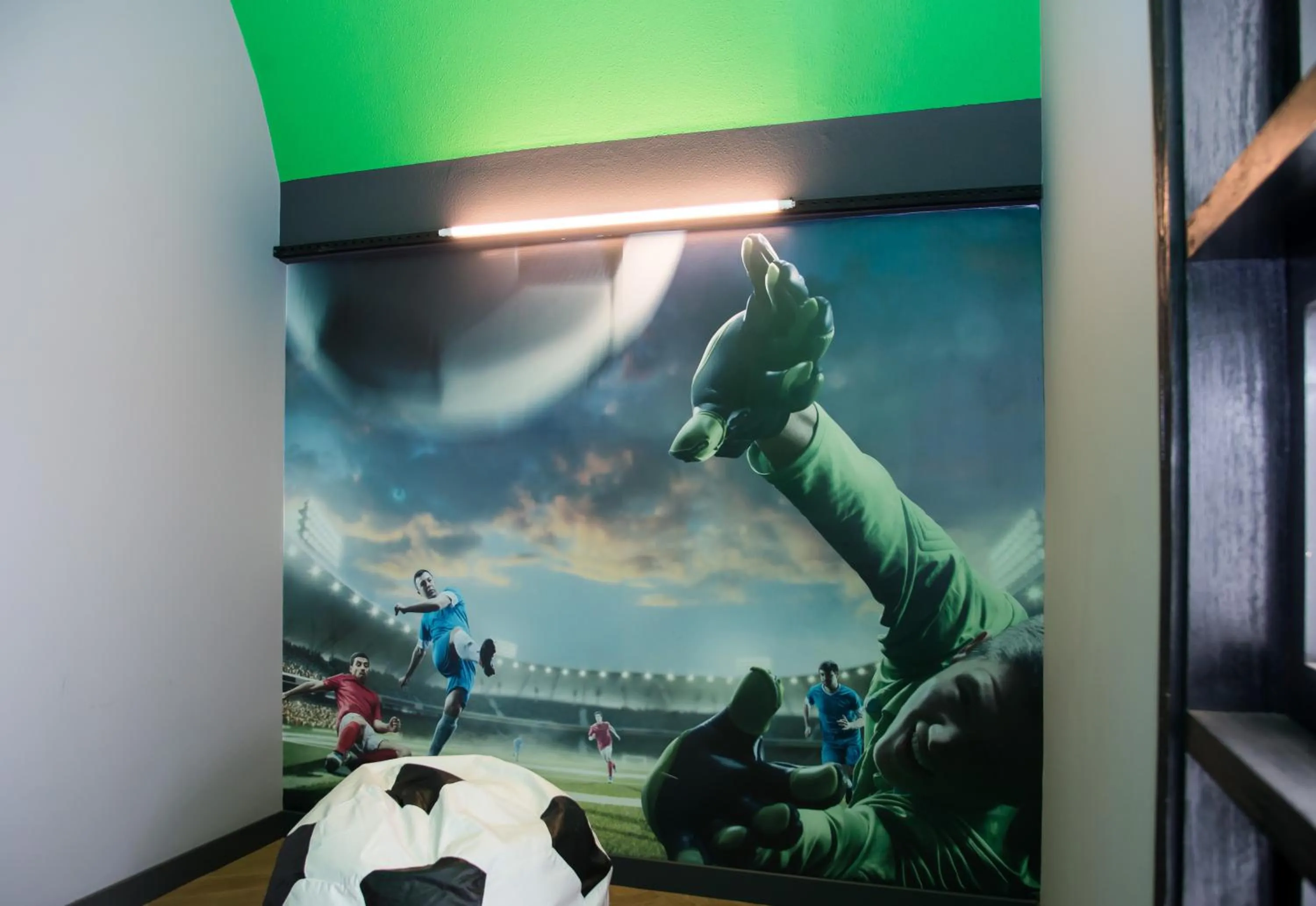 Living room in ibis Styles Rio Preto Monte Libano