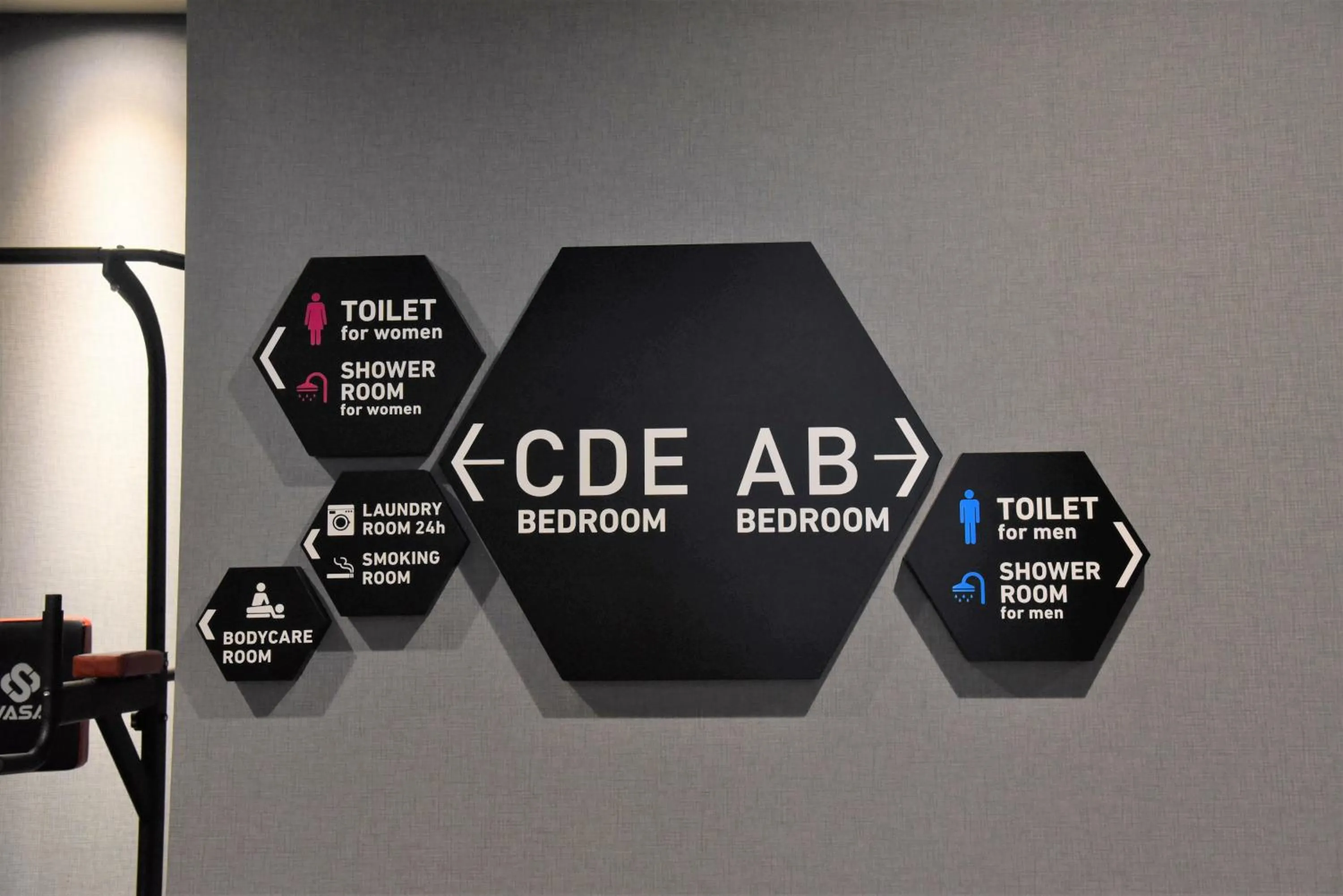 Decorative detail in Hotel The Gate Kumamoto