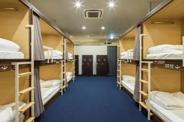 Bed in Hotel The Gate Kumamoto Bed in Hotel The Gate Kumamoto