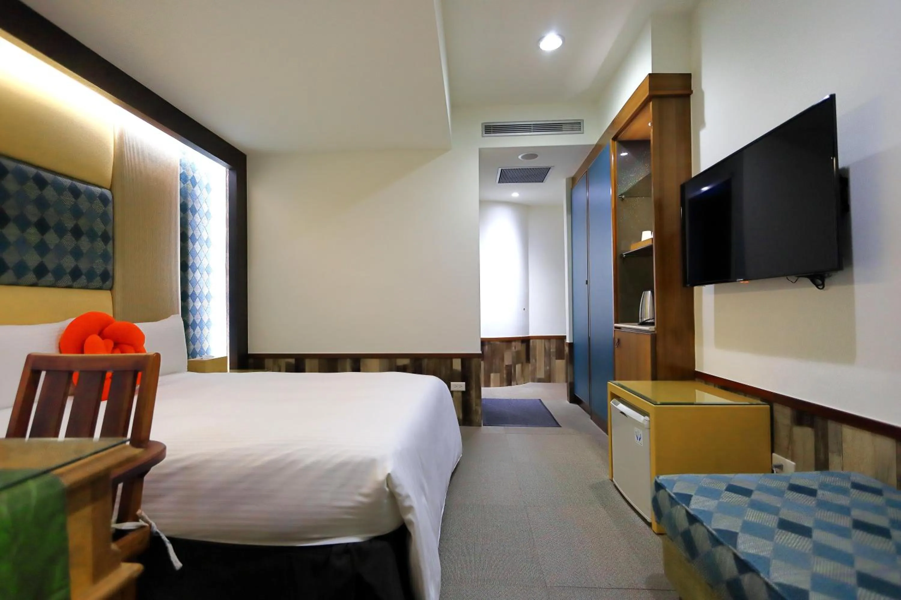 Bed in Han She Hotel