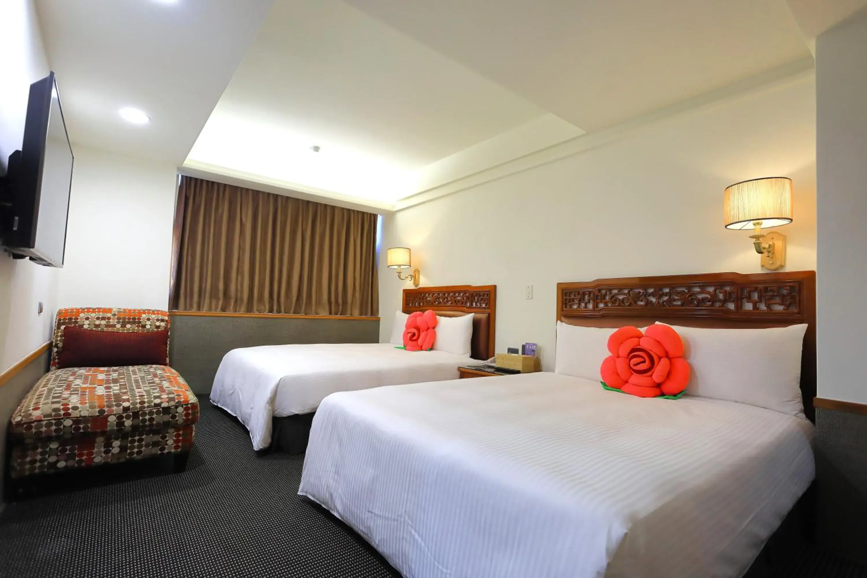 Bed in Han She Hotel Bed in Han She Hotel