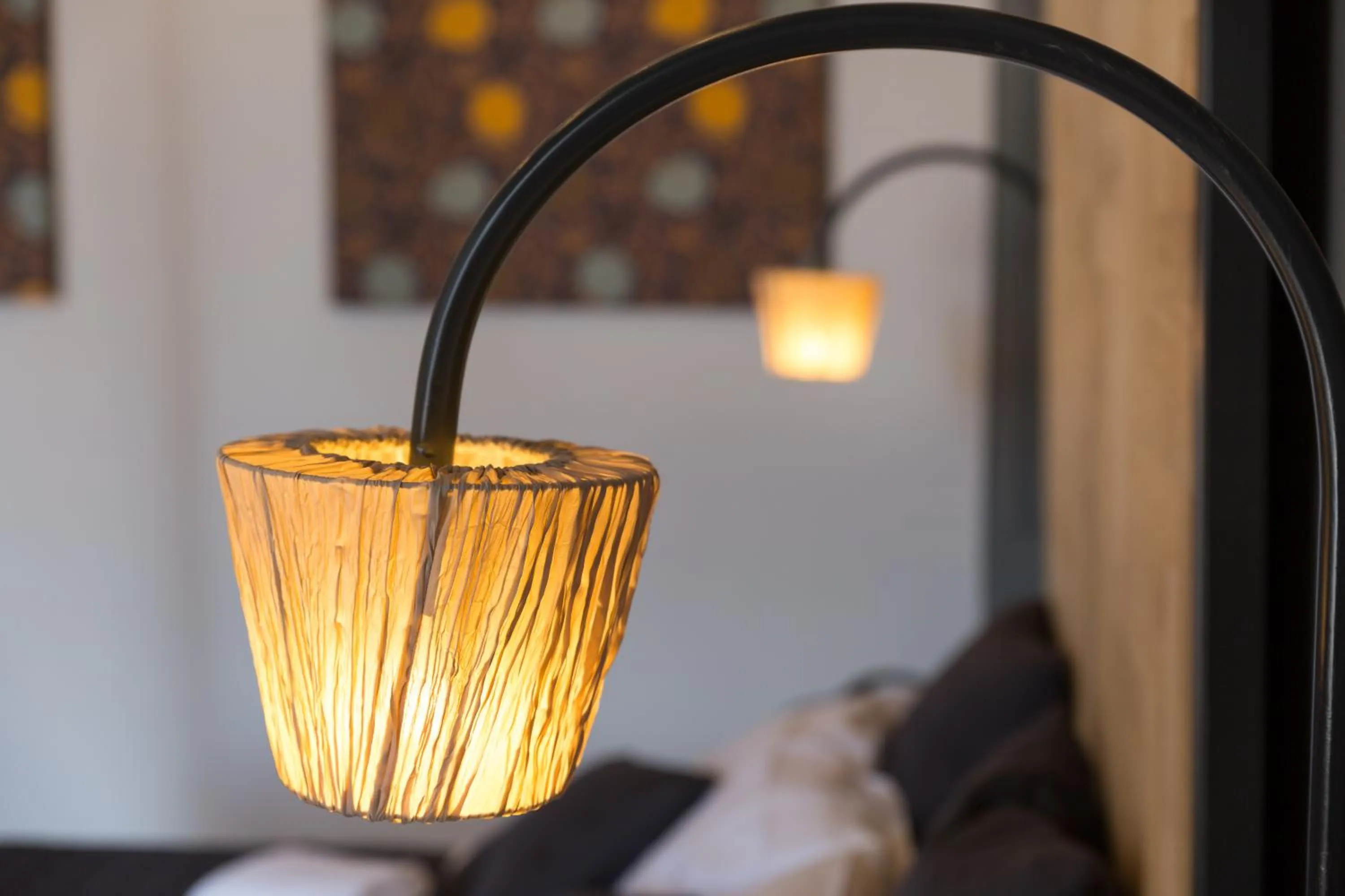 Decorative detail, Bed in The Dante House by House In Naples