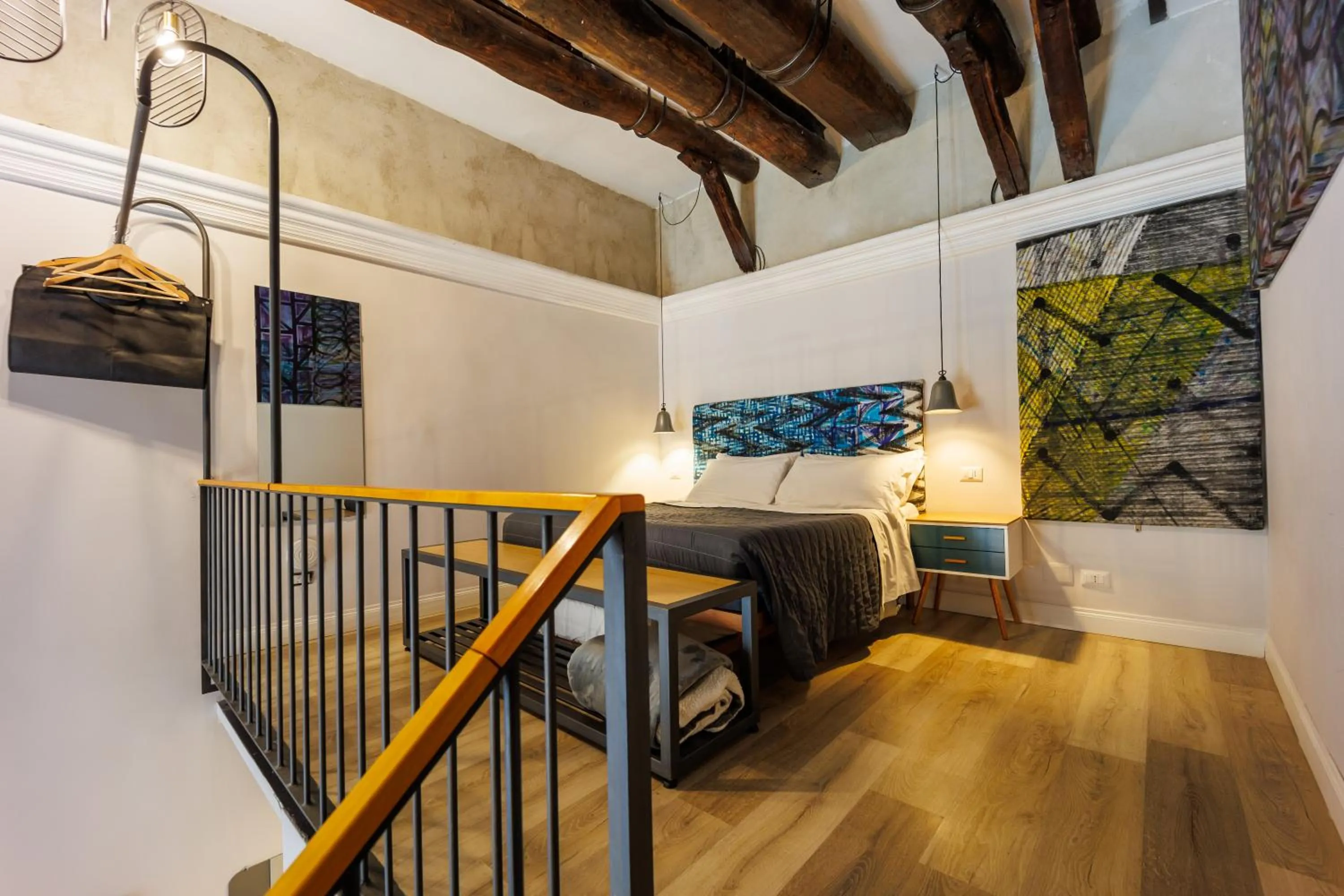 Bed in The Dante House by House In Naples