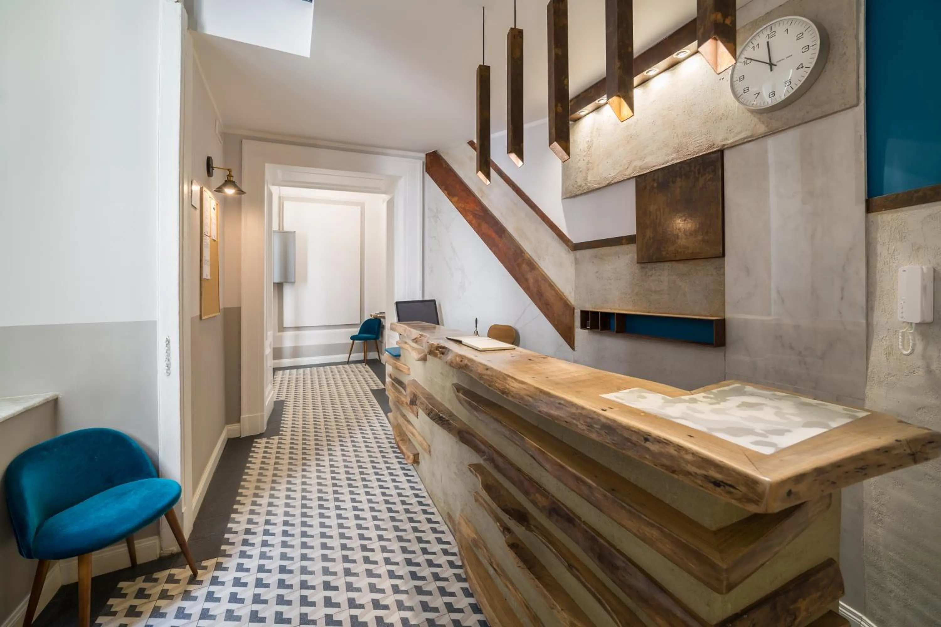 Lobby or reception in The Dante House by House In Naples