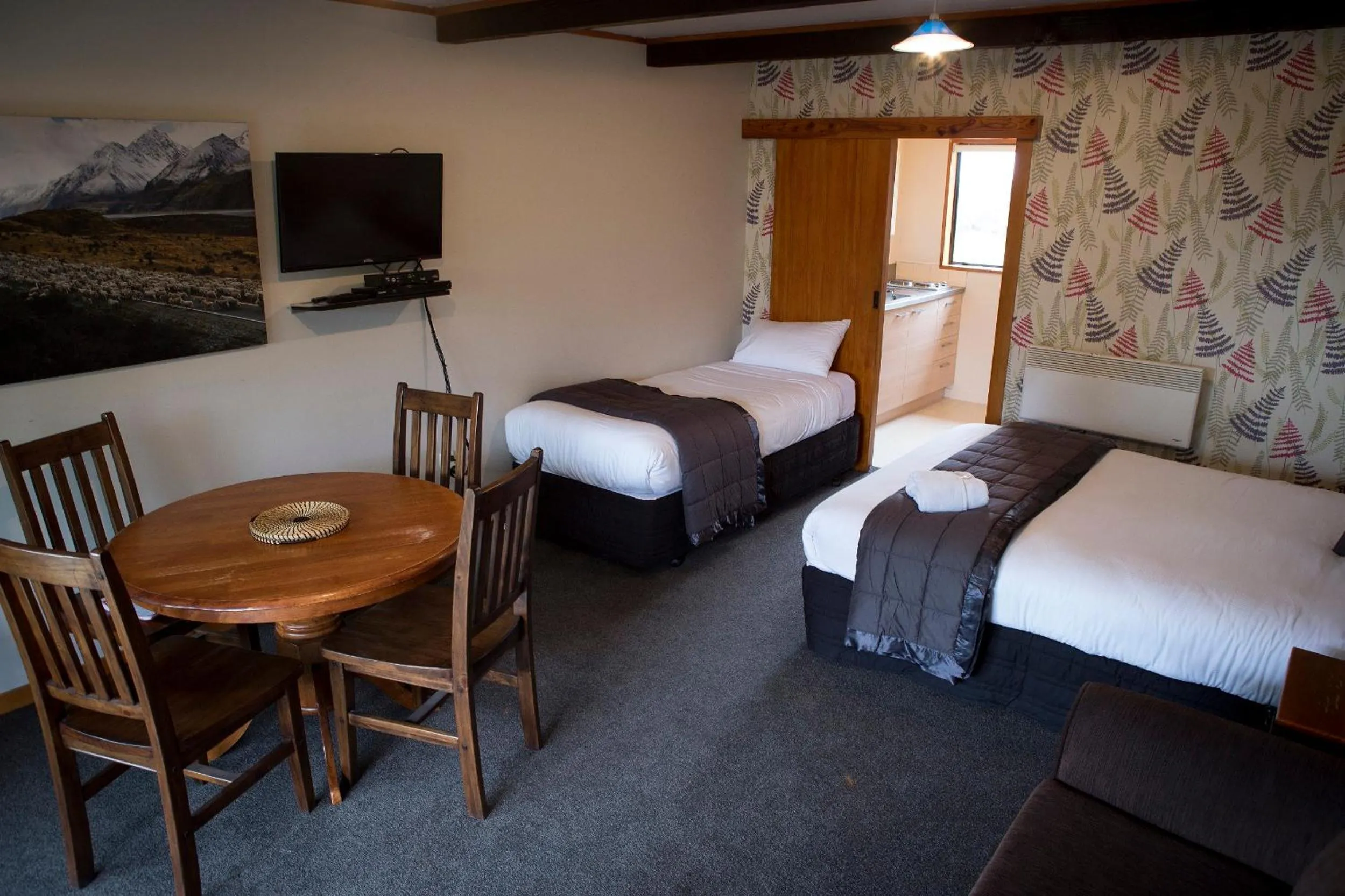 Photo of the whole room, Bed in Glentanner Park Centre