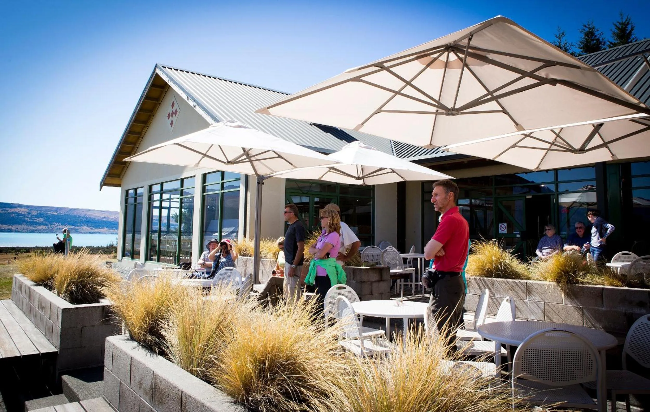 group of guests in Glentanner Park Centre