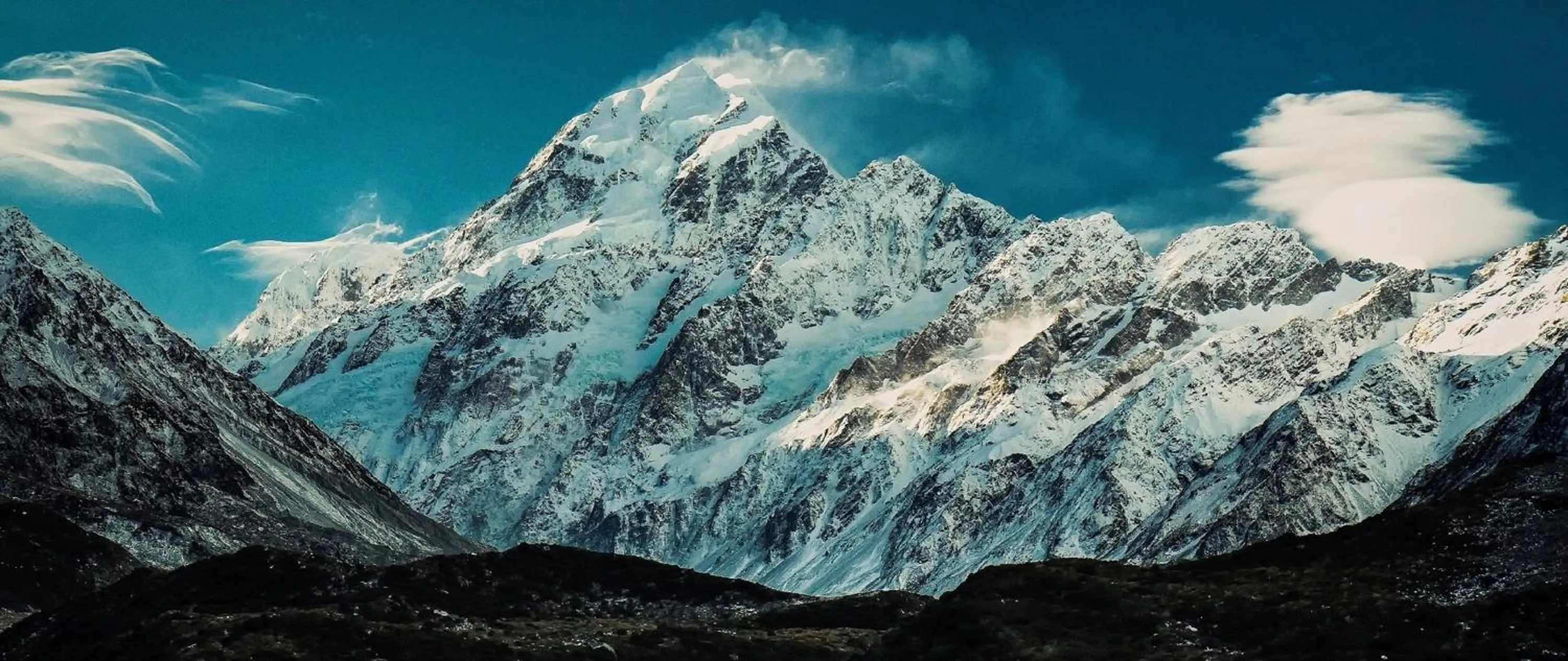 Mountain view in Glentanner Park Centre