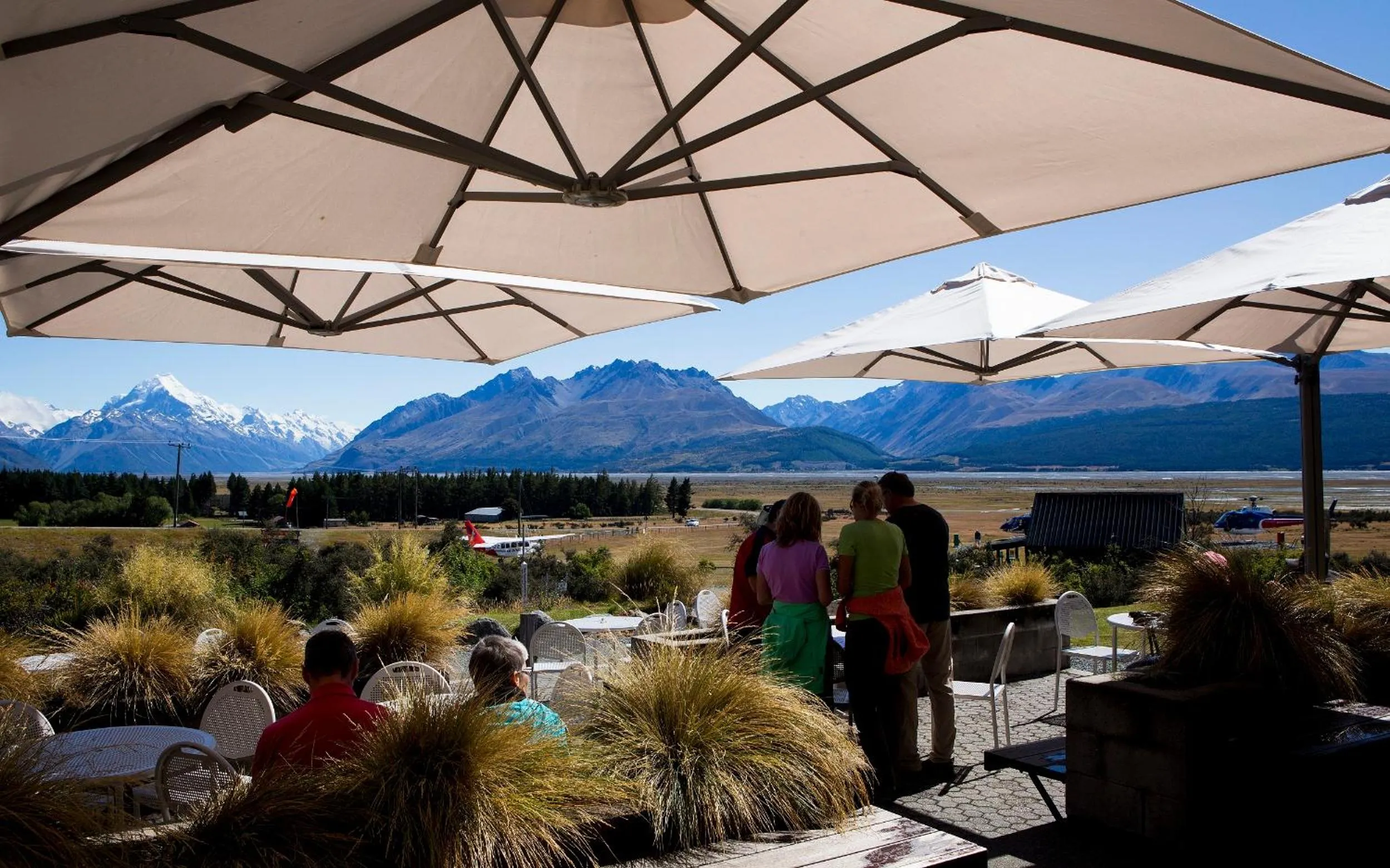 group of guests in Glentanner Park Centre
