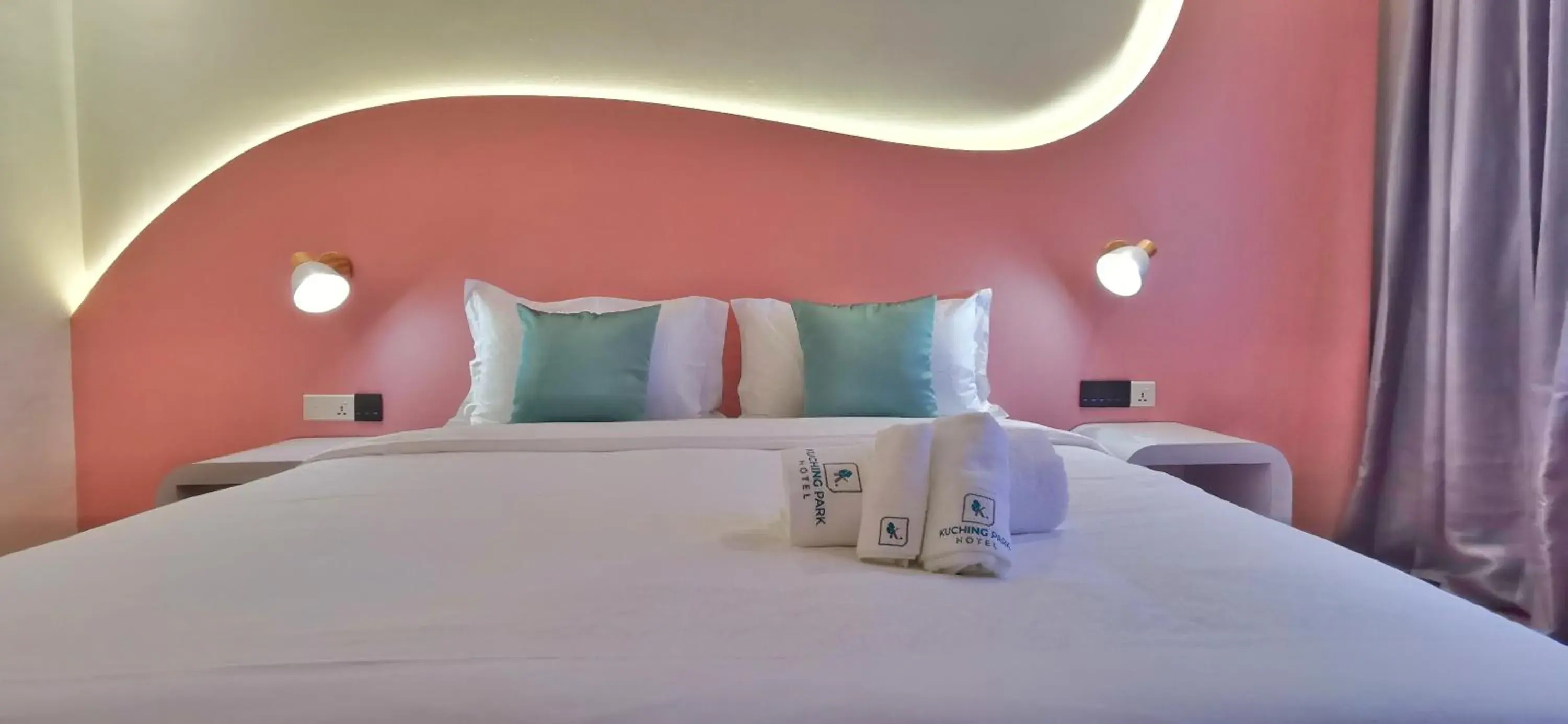 Bed in Kuching Park Hotel Bed in Kuching Park Hotel