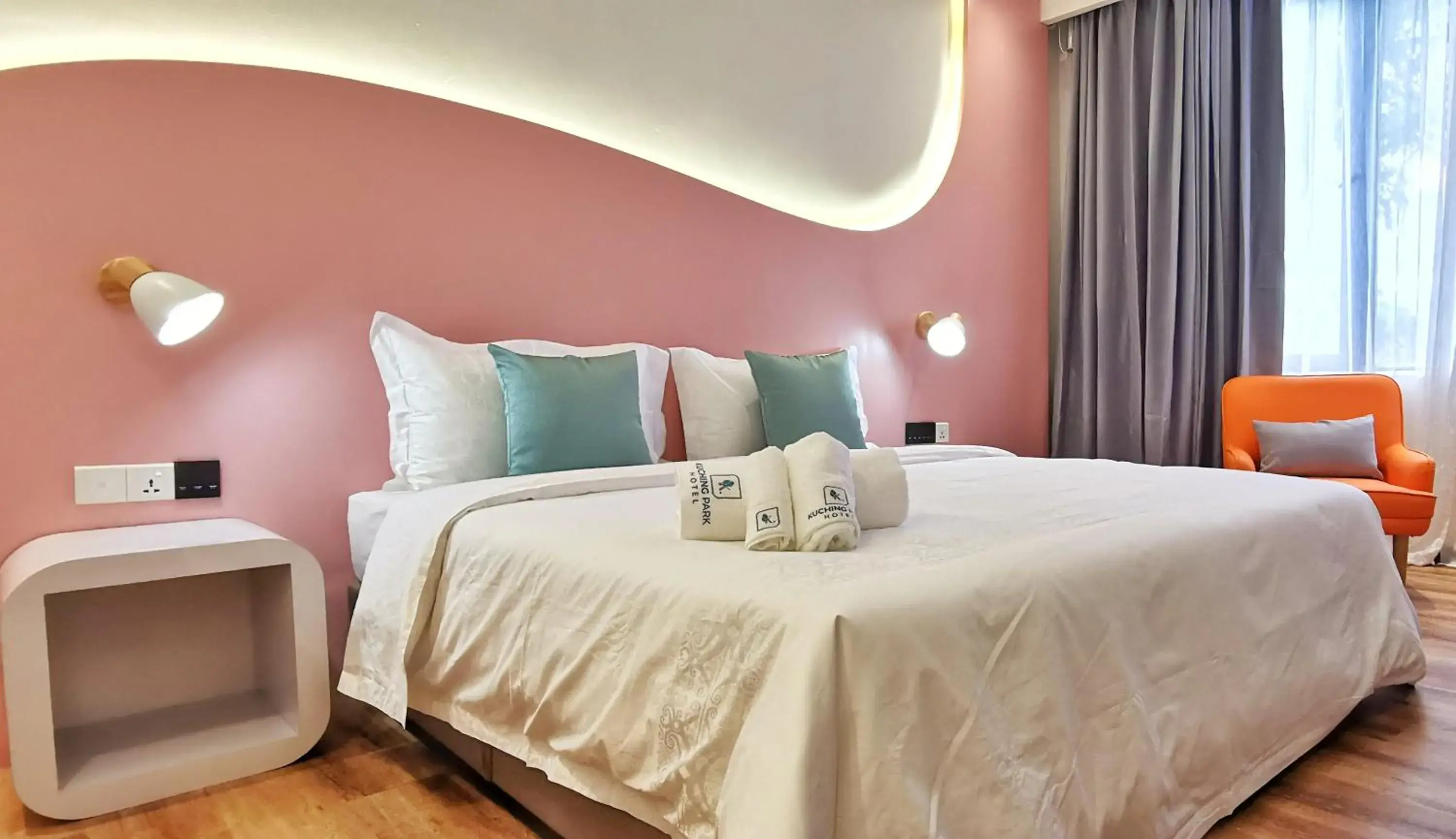 Bed in Kuching Park Hotel Bed in Kuching Park Hotel