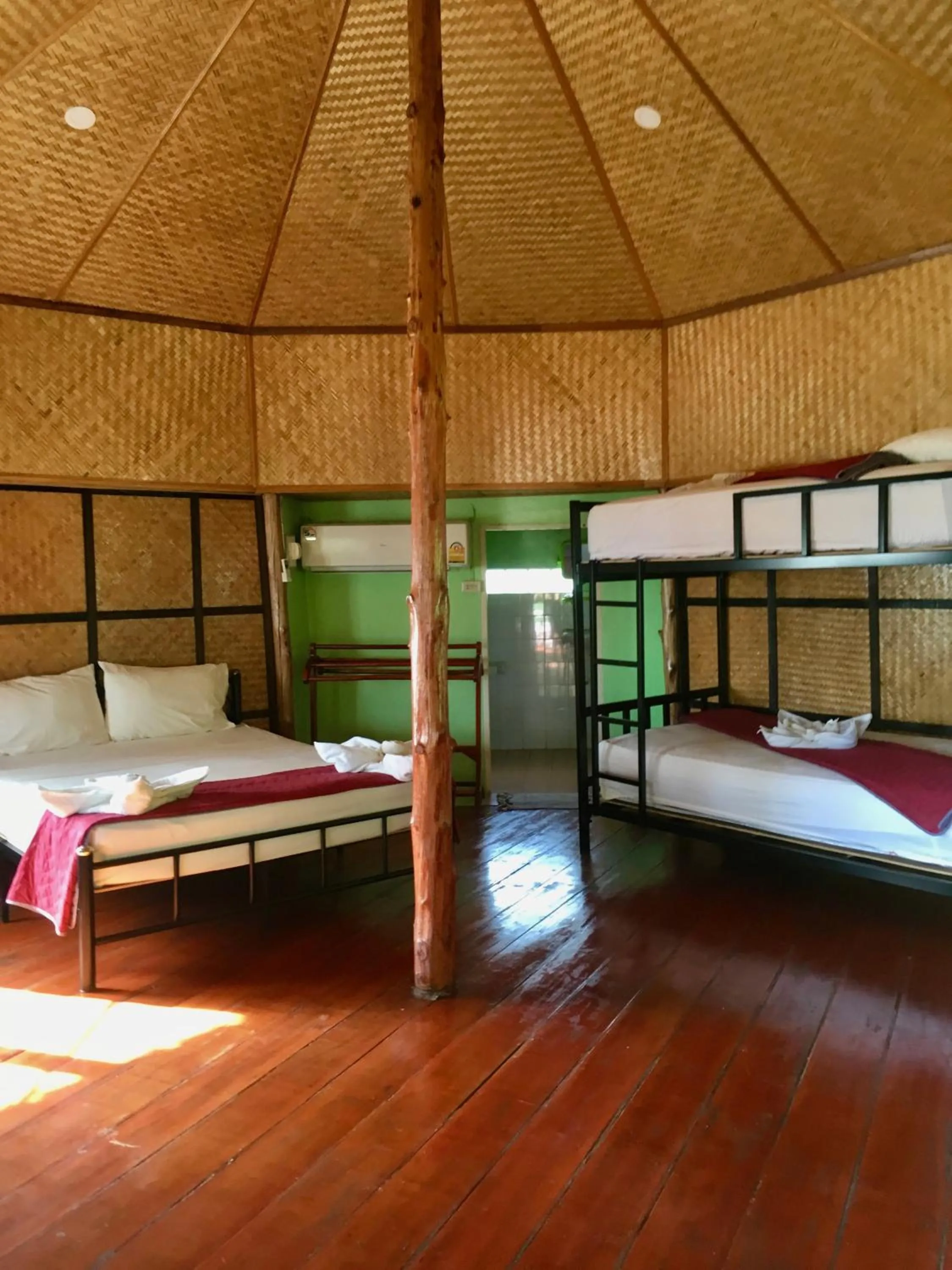 Bed in TP Hut Bungalows