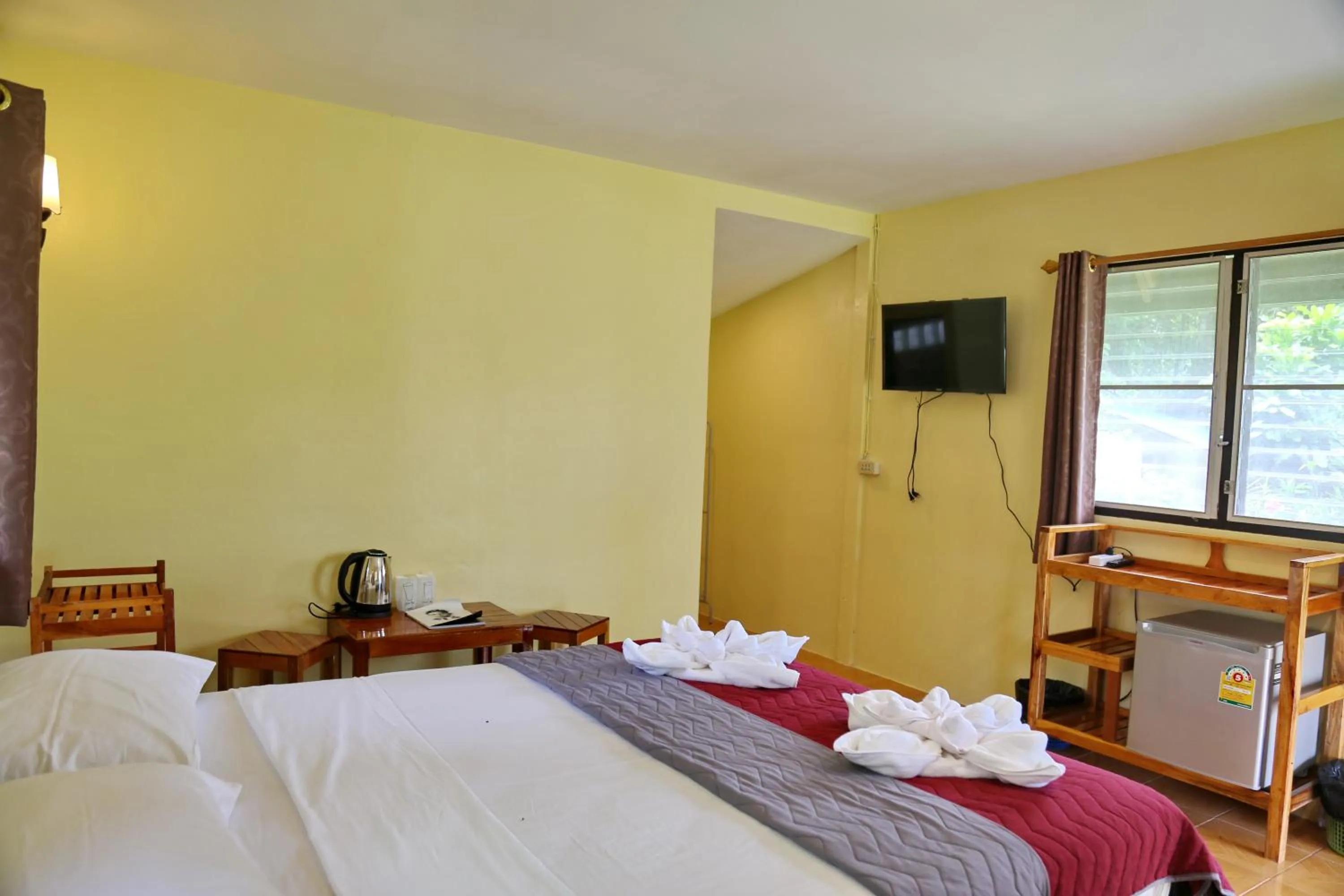 Bed in TP Hut Bungalows