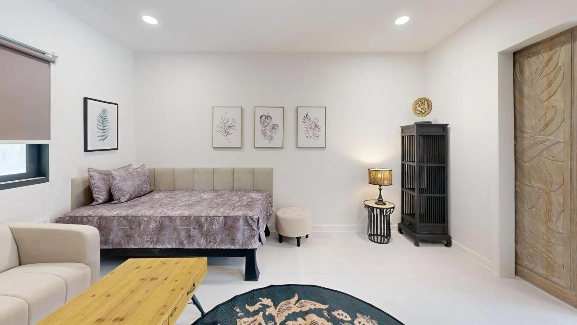 Bedroom, Bed in Idyllic Samui Beach Villa Resort