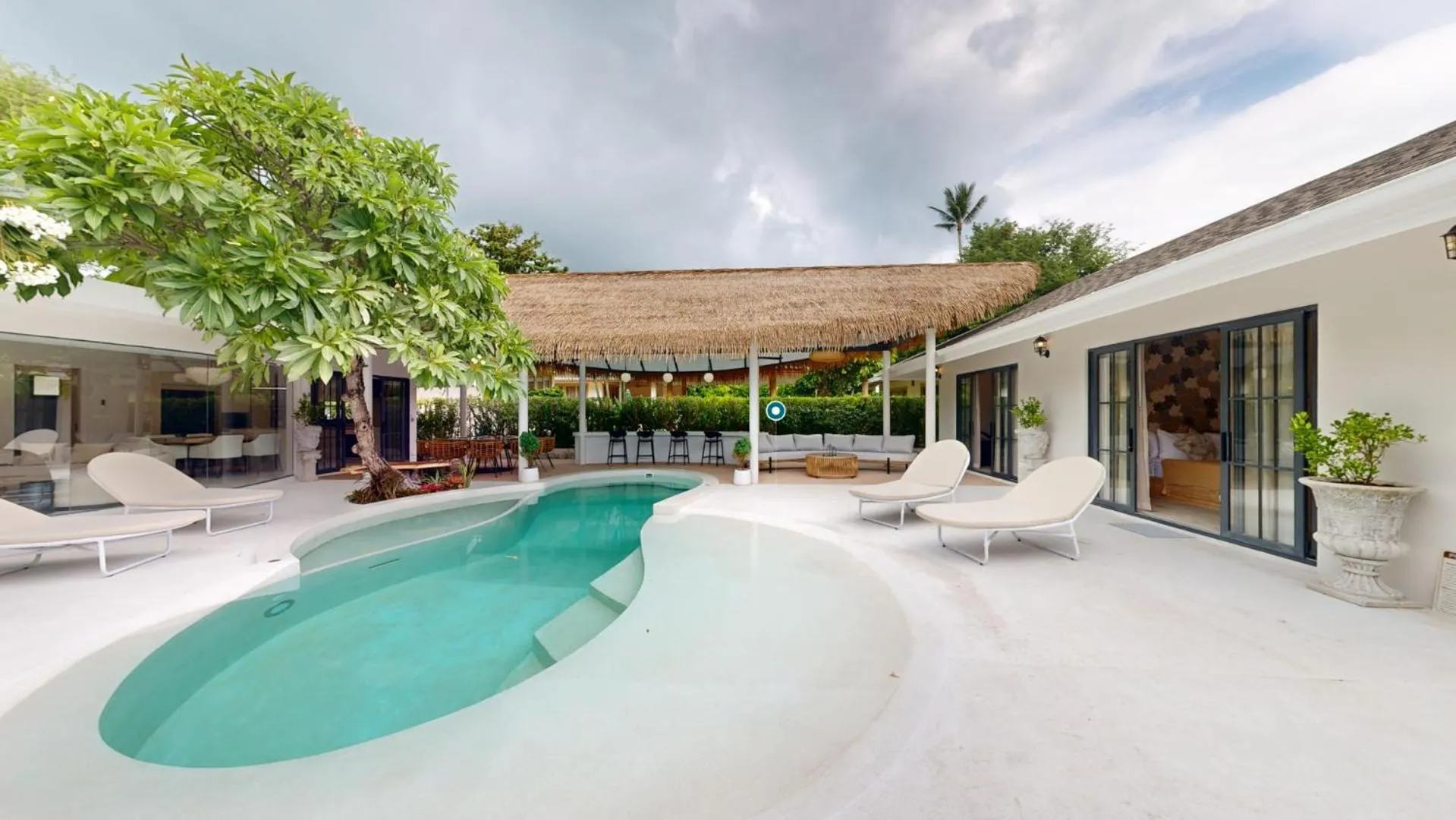 Pool view in Idyllic Samui Beach Villa Resort