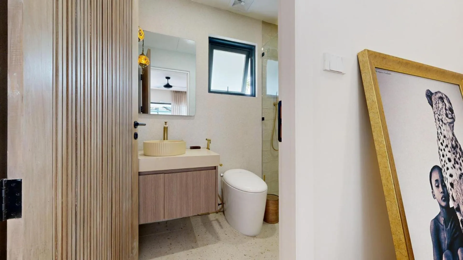 Toilet in Idyllic Samui Beach Villa Resort