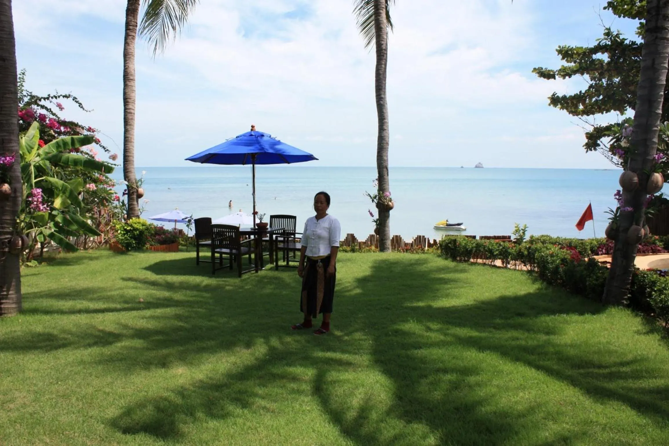 Staff in Idyllic Samui Beach Villa Resort