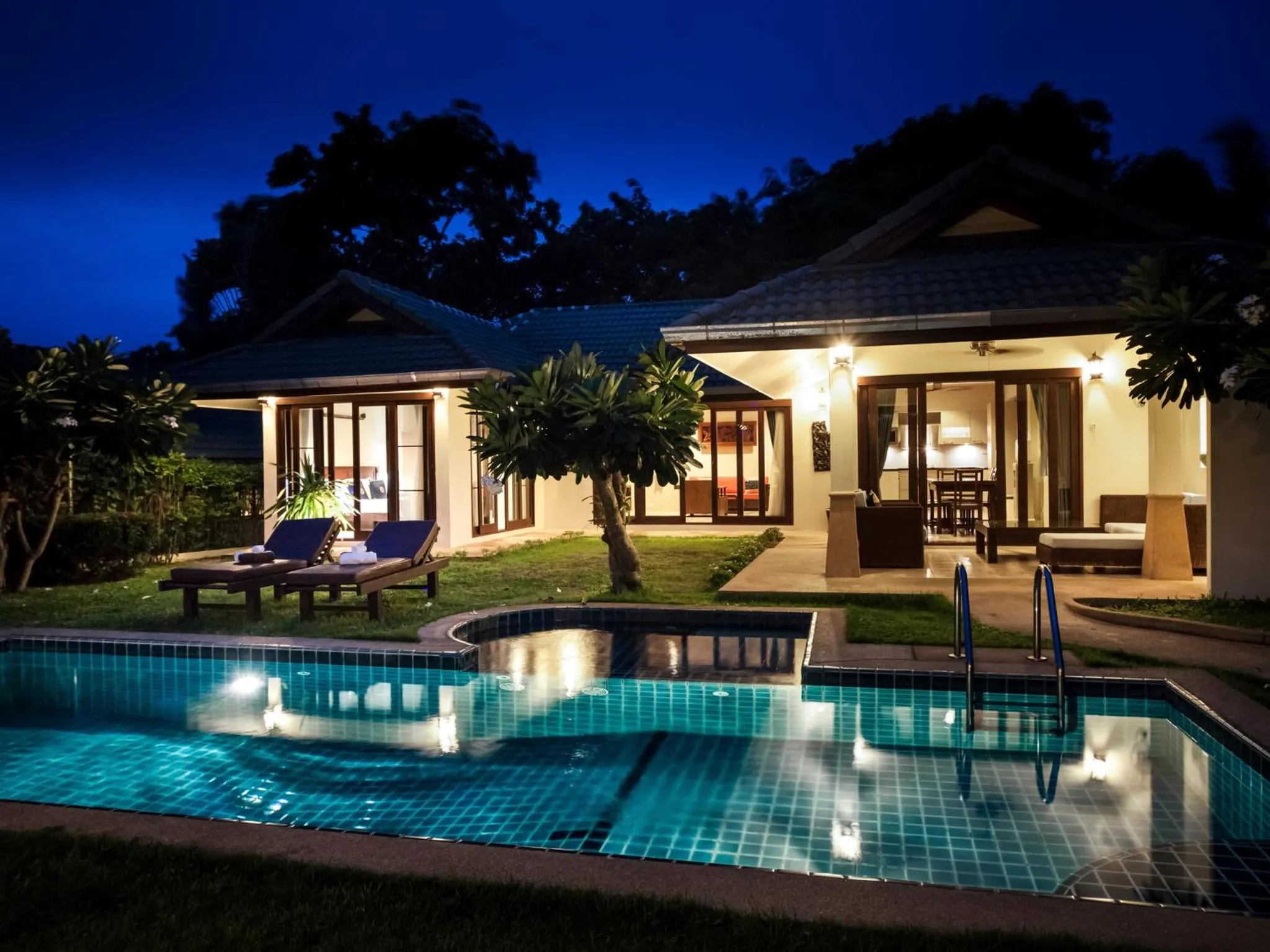Property building in Idyllic Samui Beach Villa Resort