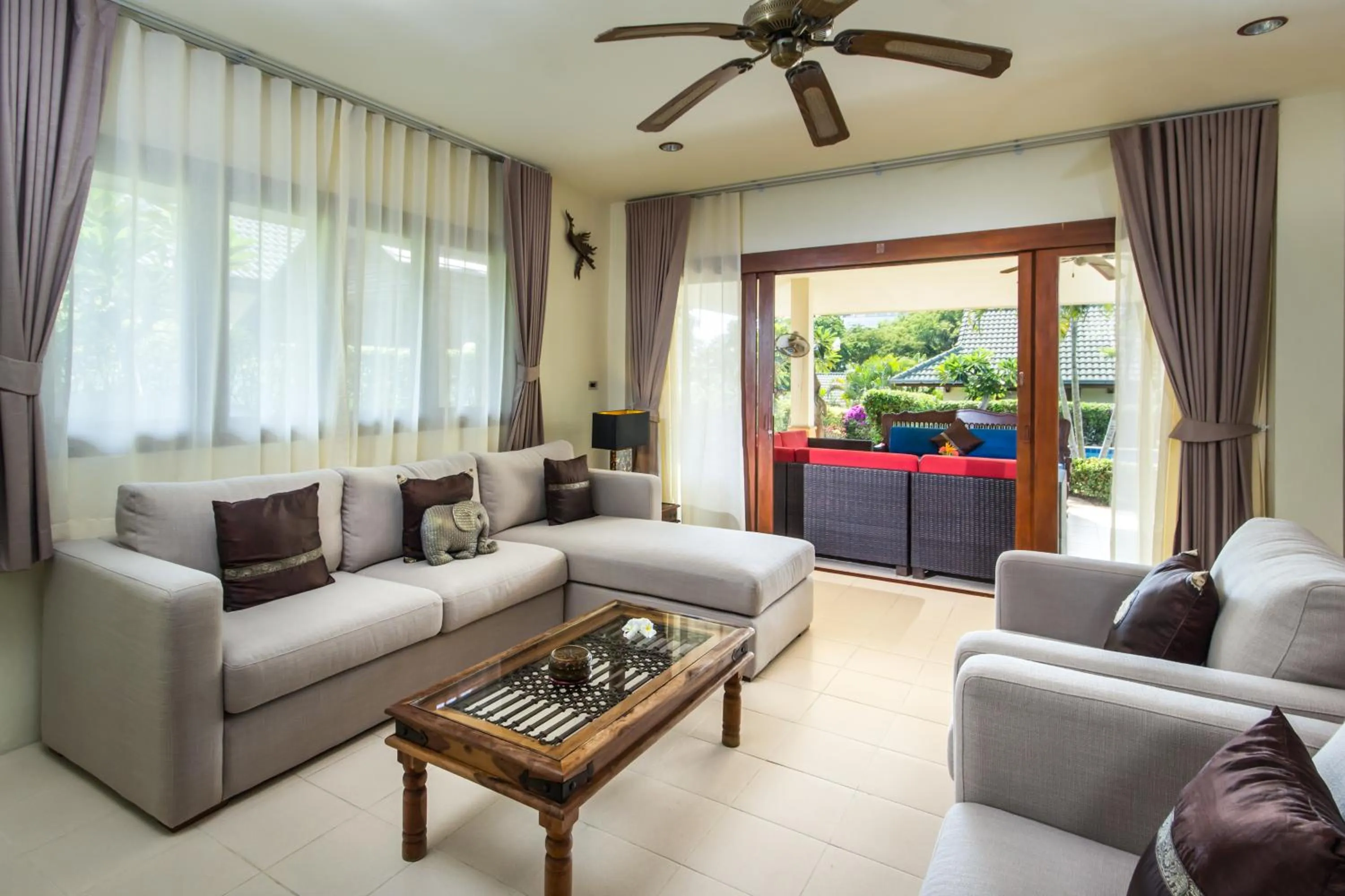 Photo of the whole room in Idyllic Samui Beach Villa Resort