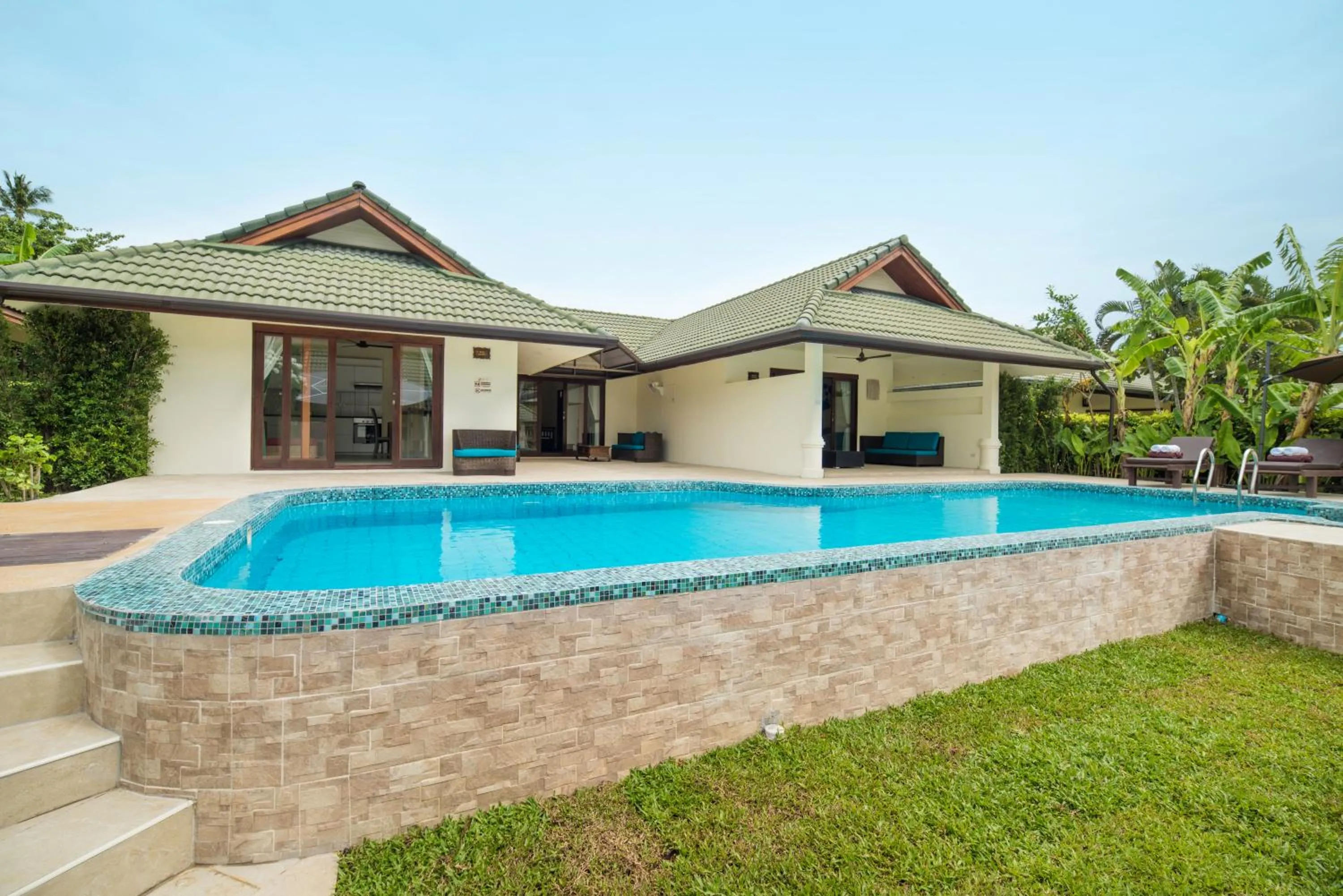 Property building in Idyllic Samui Beach Villa Resort