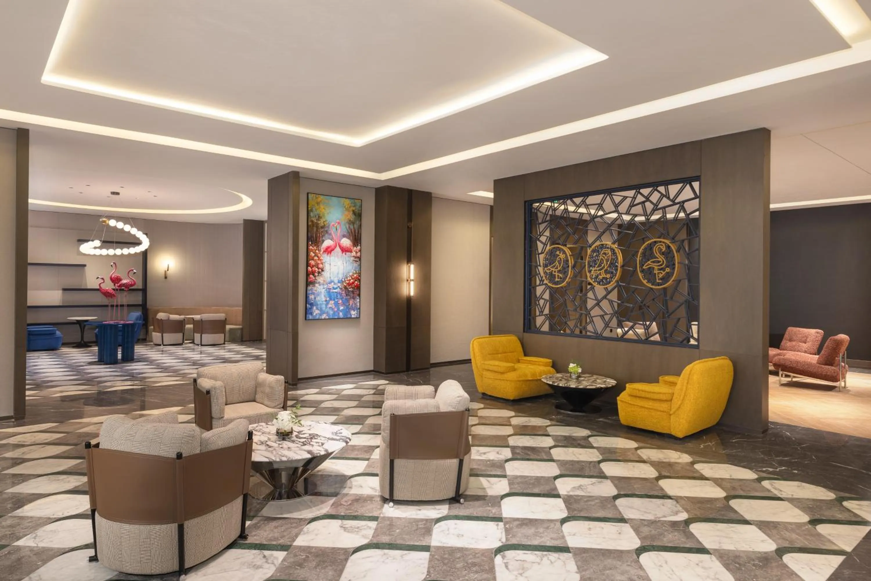 Lobby or reception in voco Suzhou Guanqian Street by IHG