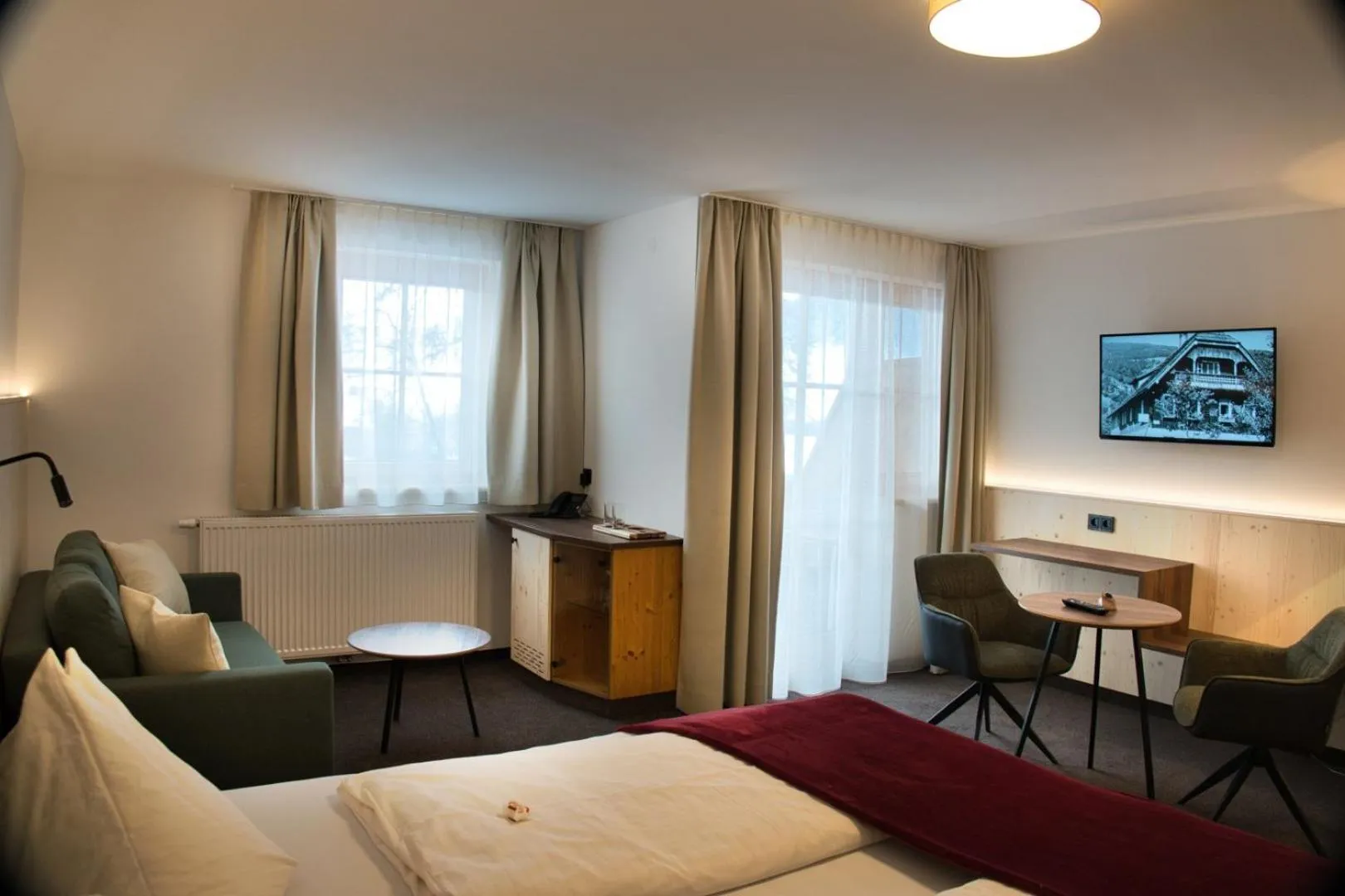 Photo of the whole room, Bed in Hotel Malteinerhof