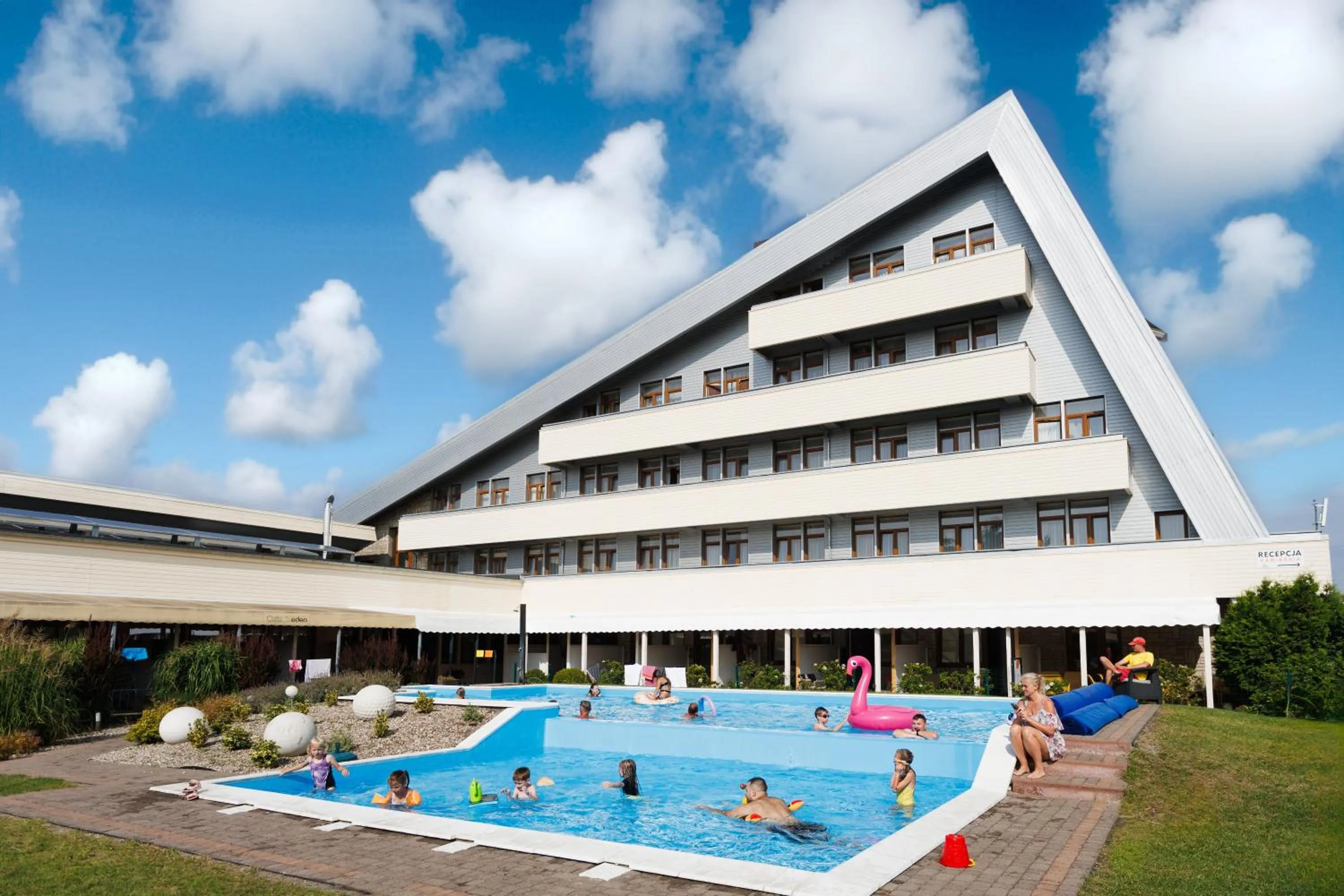 Property building in Domki Holenderskie Eden Resort & Spa