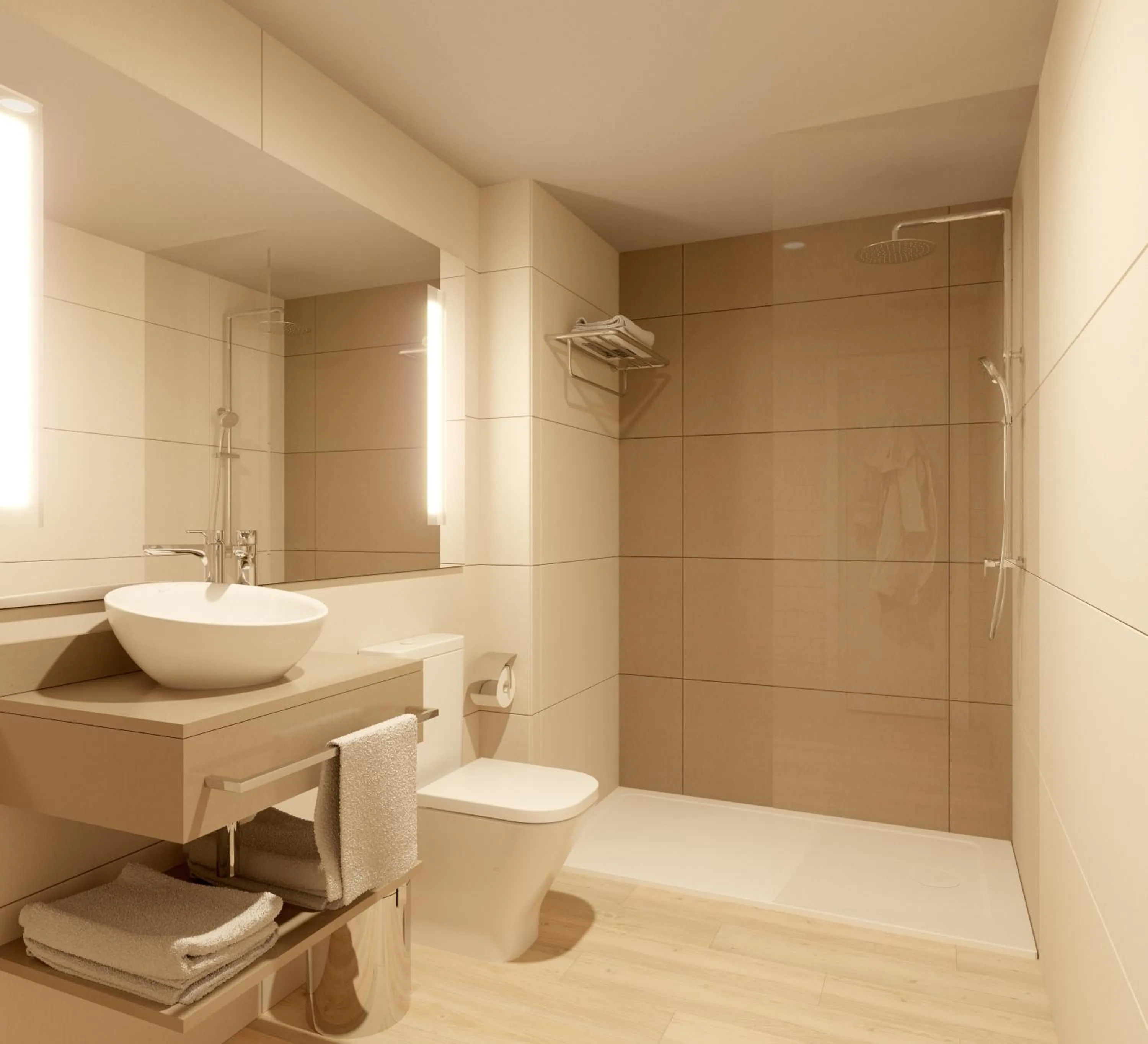 Bathroom in Hotel Sant Jordi