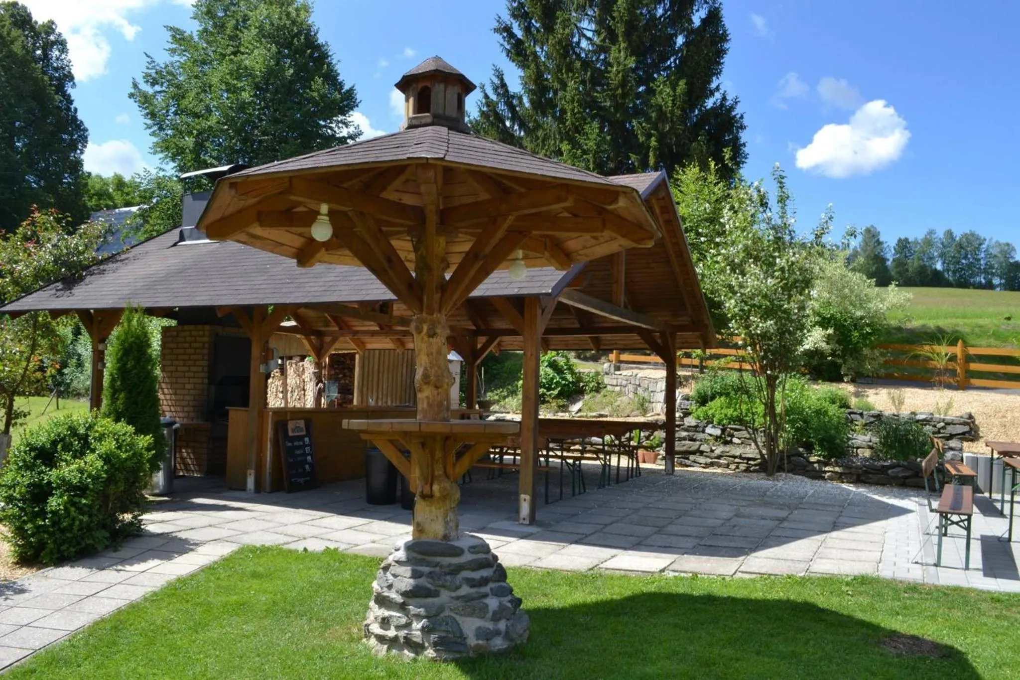 Garden in Hotel STARÝ MLÝN