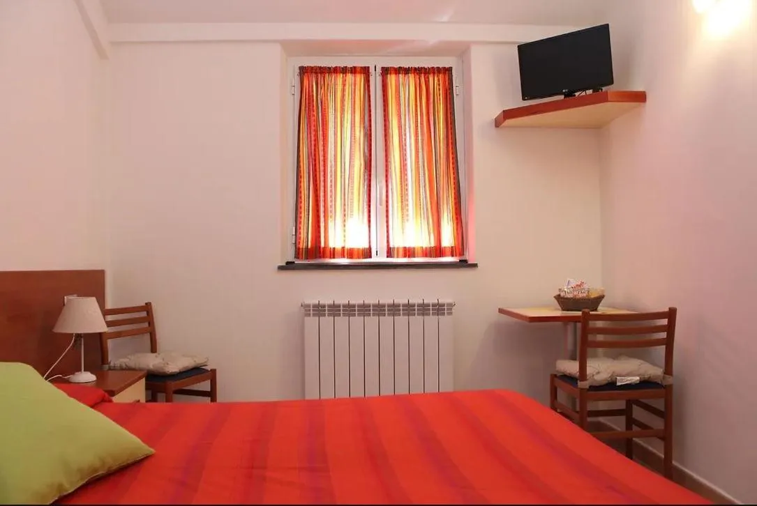 Bed in Hotel Villa Argentina