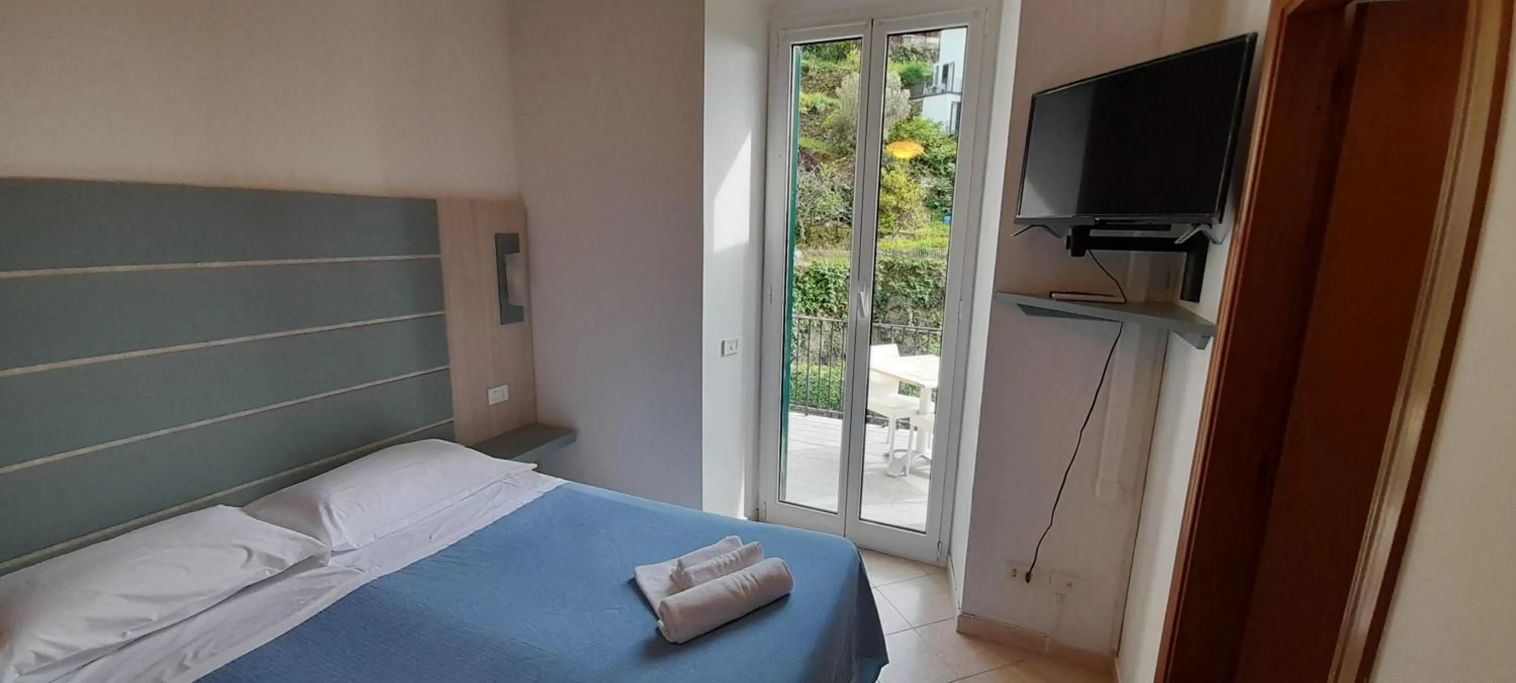 Bed in Hotel Villa Argentina