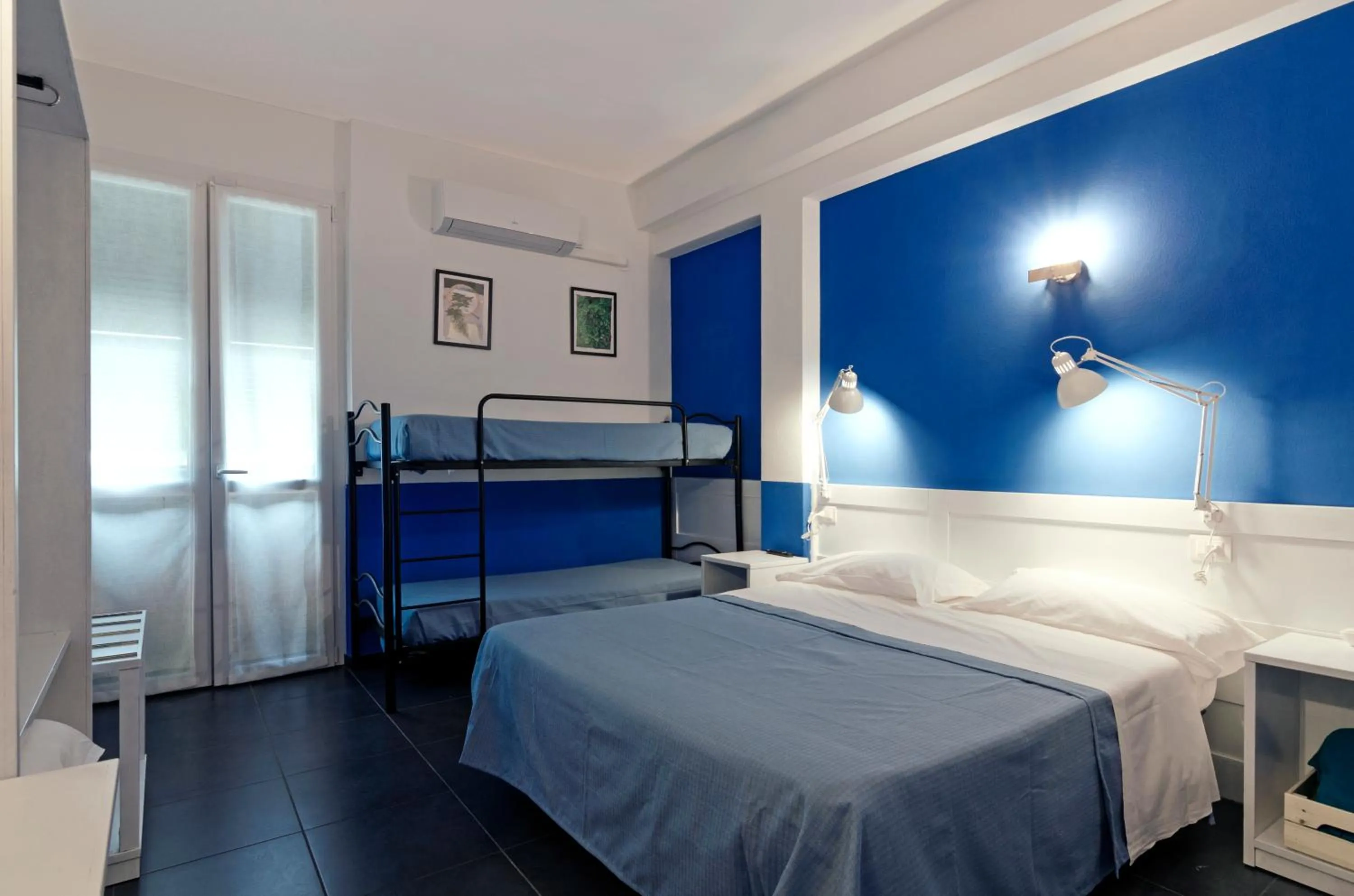 Bed in Hotel Villa Argentina