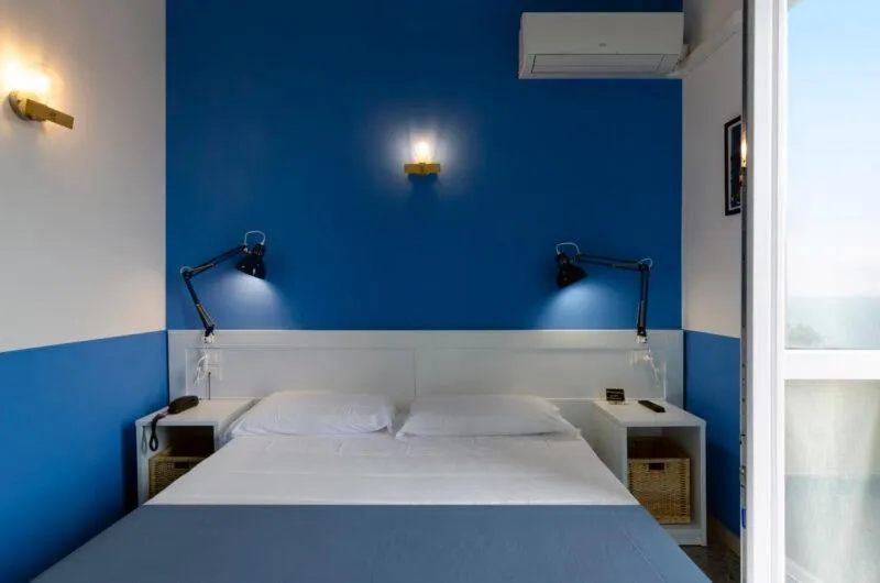 Bed in Hotel Villa Argentina