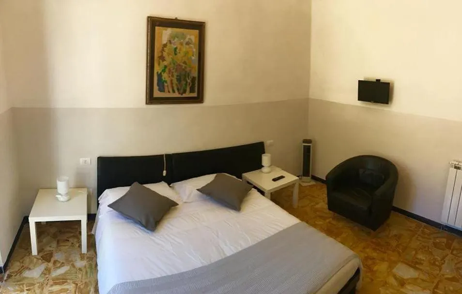 Bed in Hotel Villa Argentina