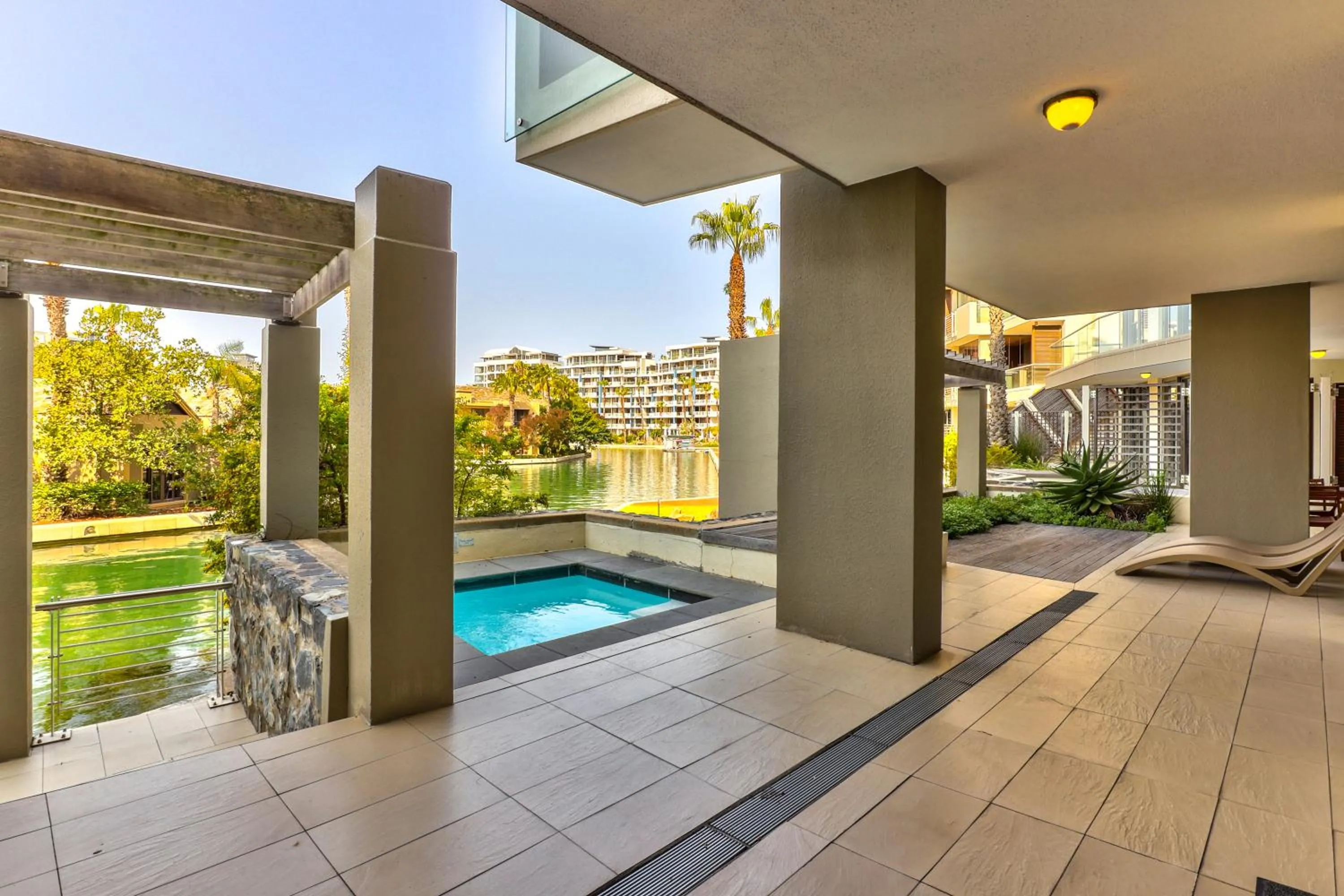 Patio in Lawhill Luxury Apartments - V & A Waterfront