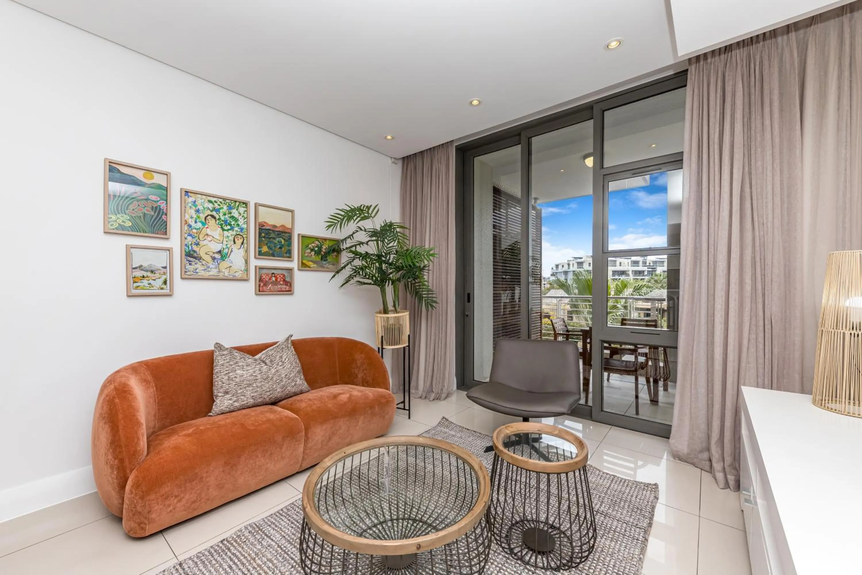 Seating area in Lawhill Luxury Apartments - V & A Waterfront