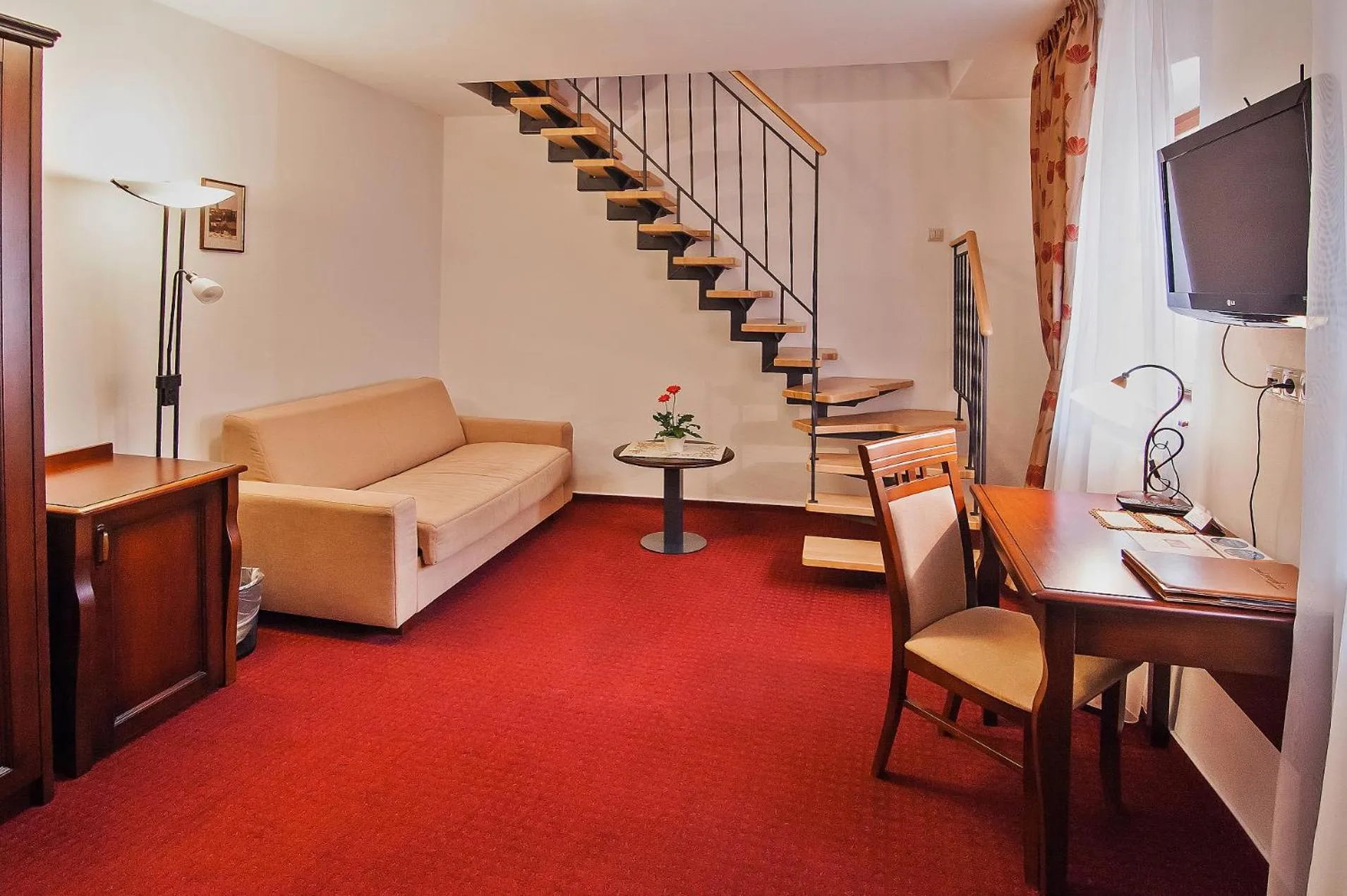 Seating area in Hotel Joseph 1699