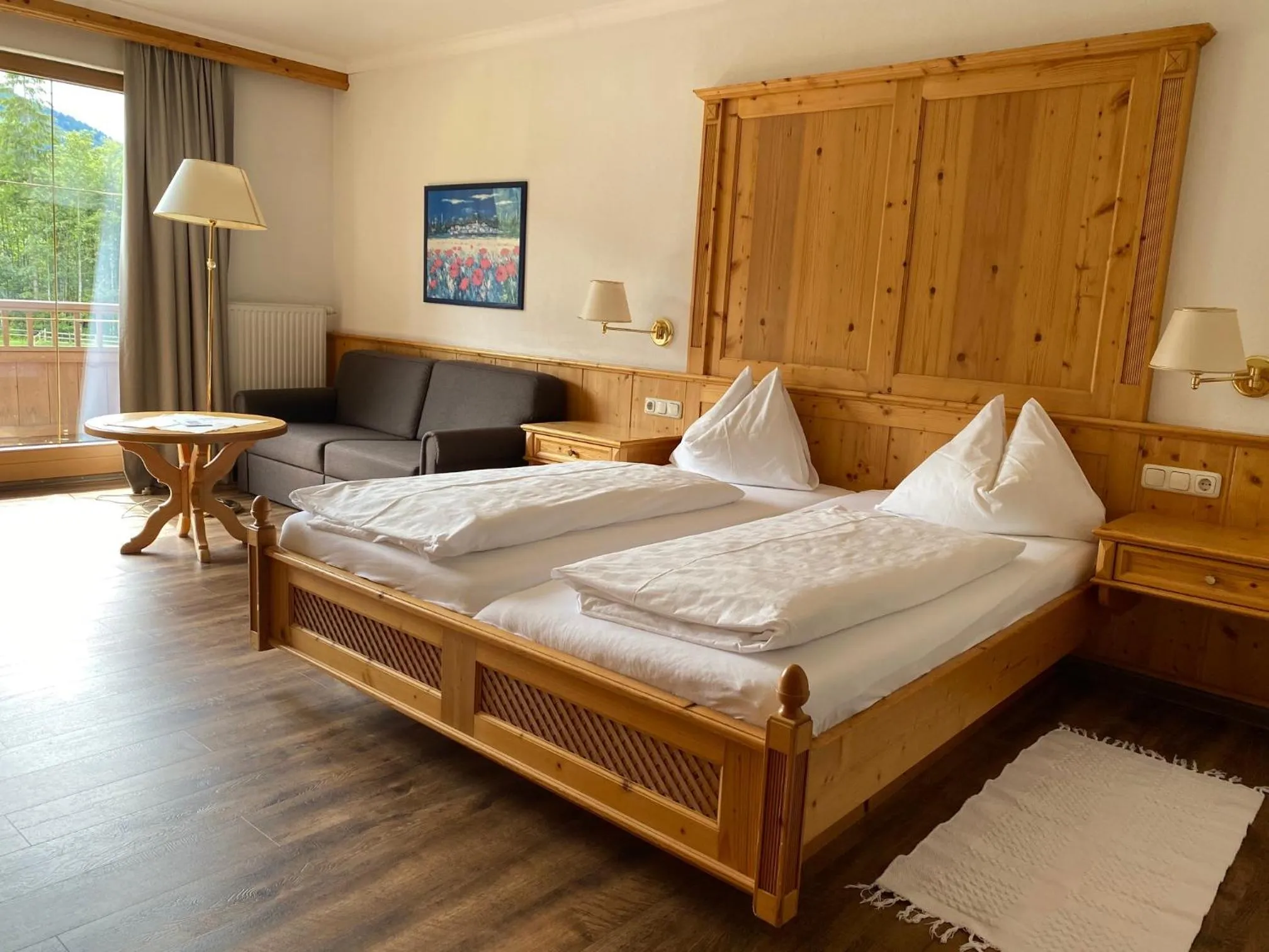 Photo of the whole room, Bed in Landhotel Strasserwirt