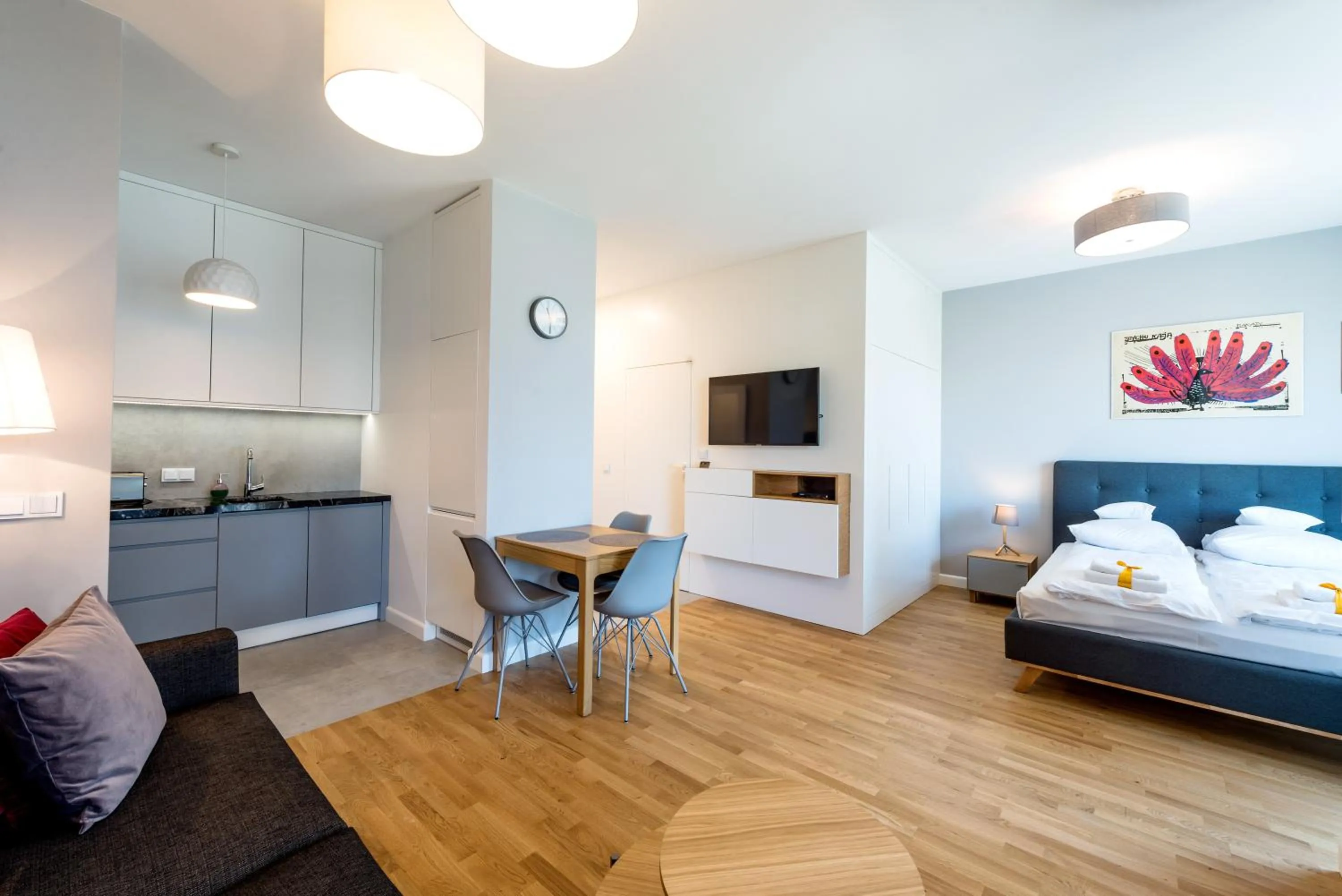 Living room in ApartHotel Kolejowa Apartamenty