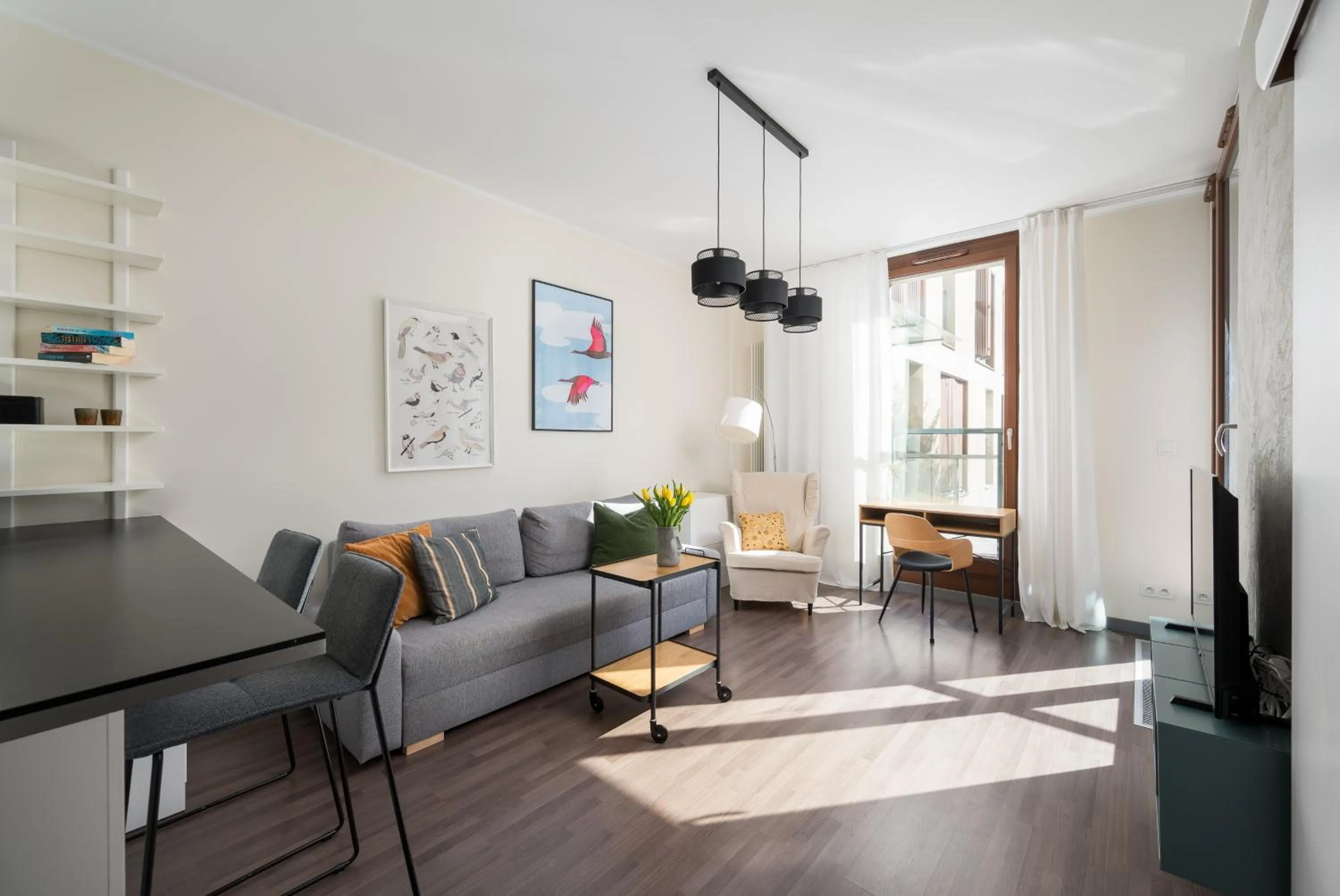 Living room in ApartHotel Kolejowa Apartamenty