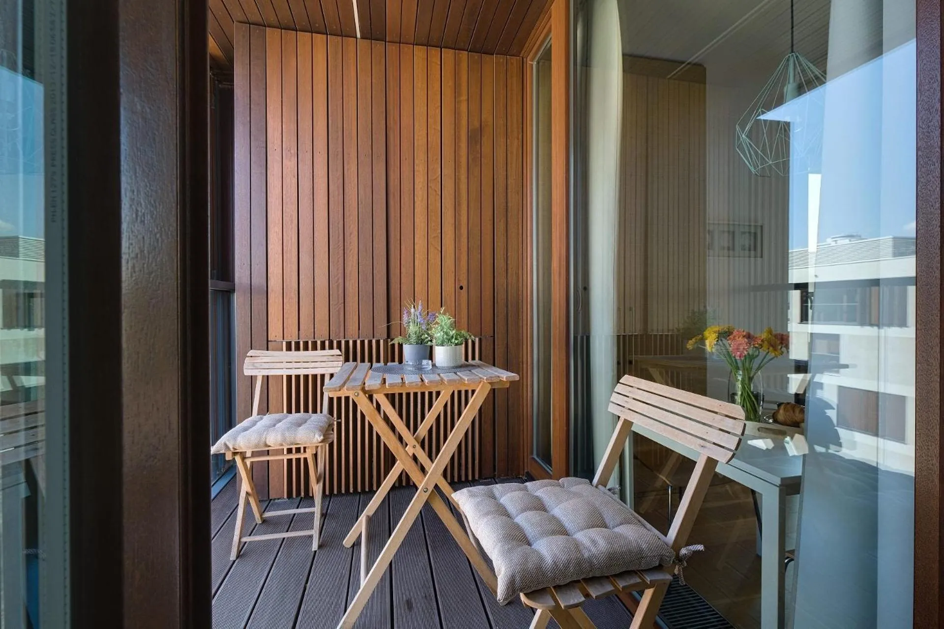 Balcony/Terrace in ApartHotel Kolejowa Apartamenty