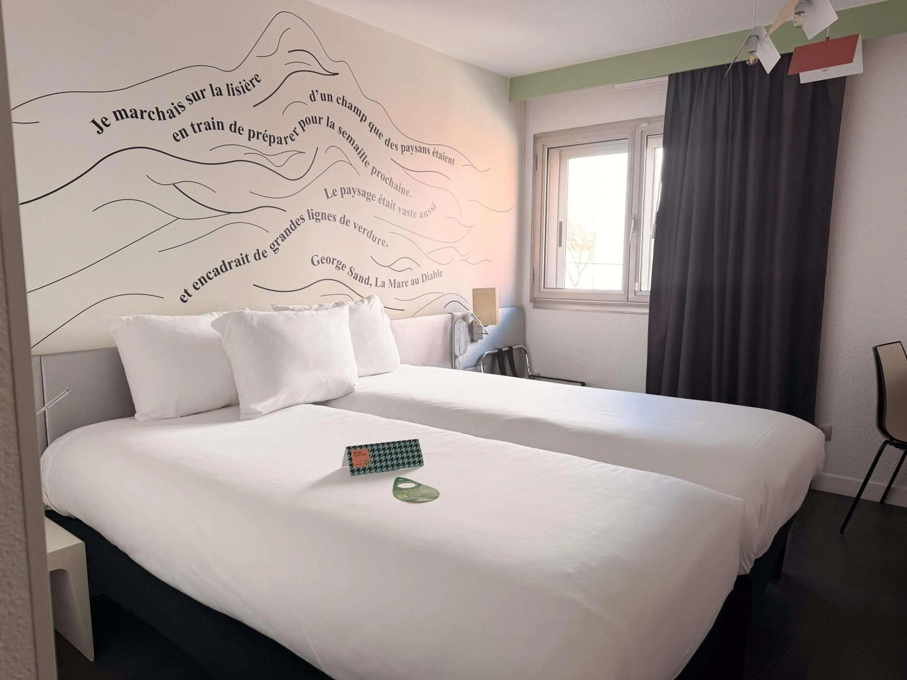 Bedroom, Bed in ibis Styles Paris Tolbiac Bibliotheque