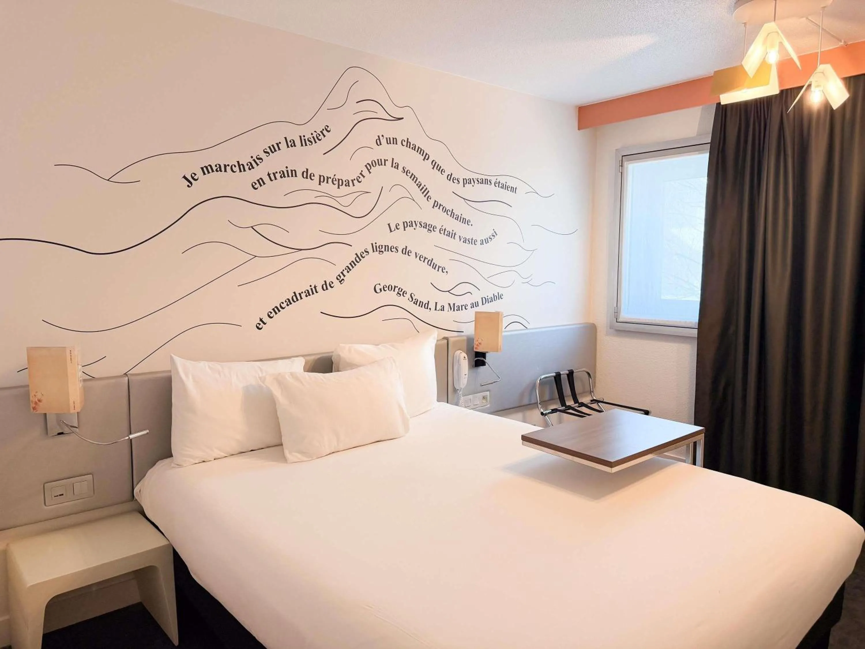 Bedroom, Bed in ibis Styles Paris Tolbiac Bibliotheque