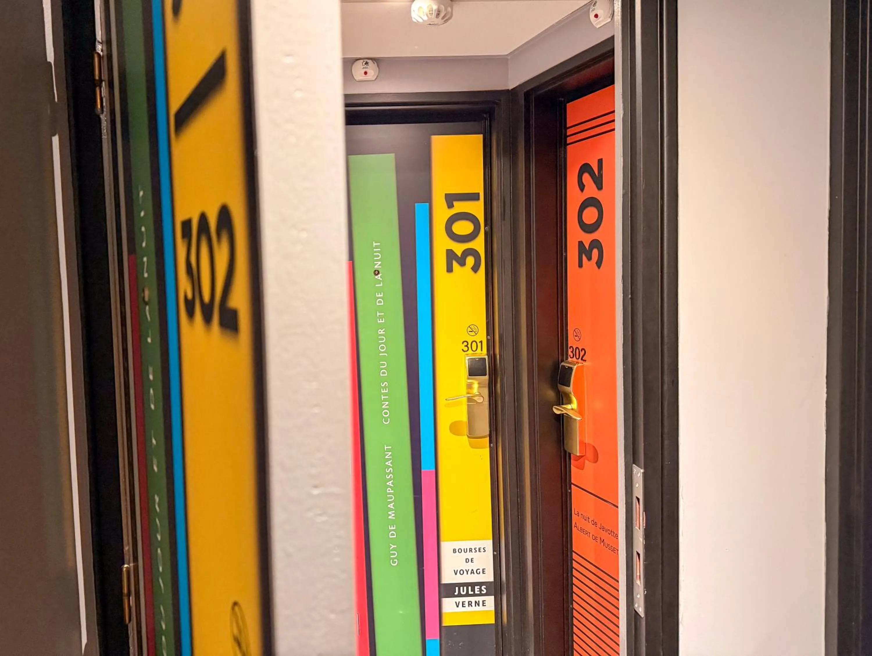 Decorative detail in ibis Styles Paris Tolbiac Bibliotheque