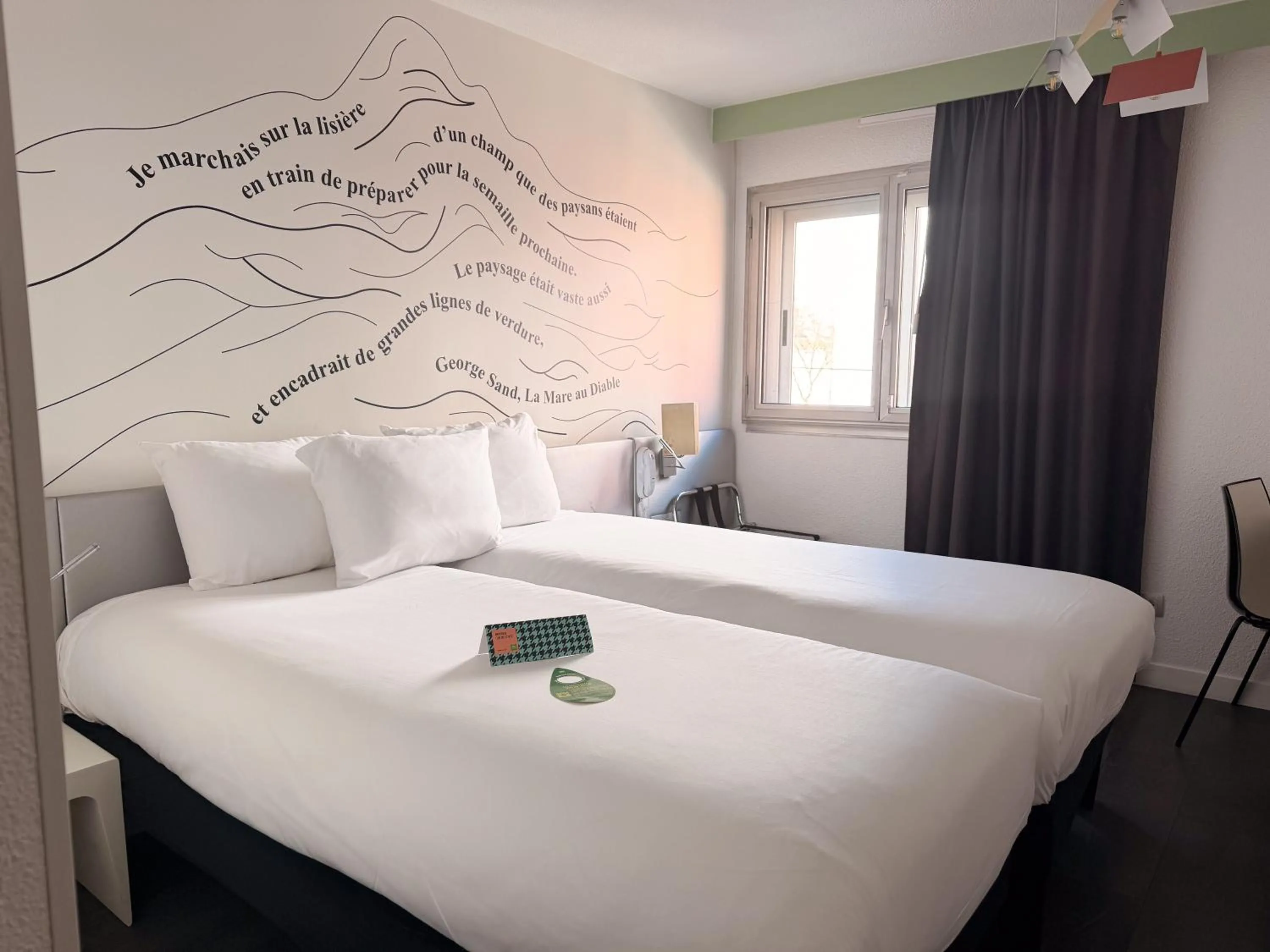 Bedroom, Bed in ibis Styles Paris Tolbiac Bibliotheque