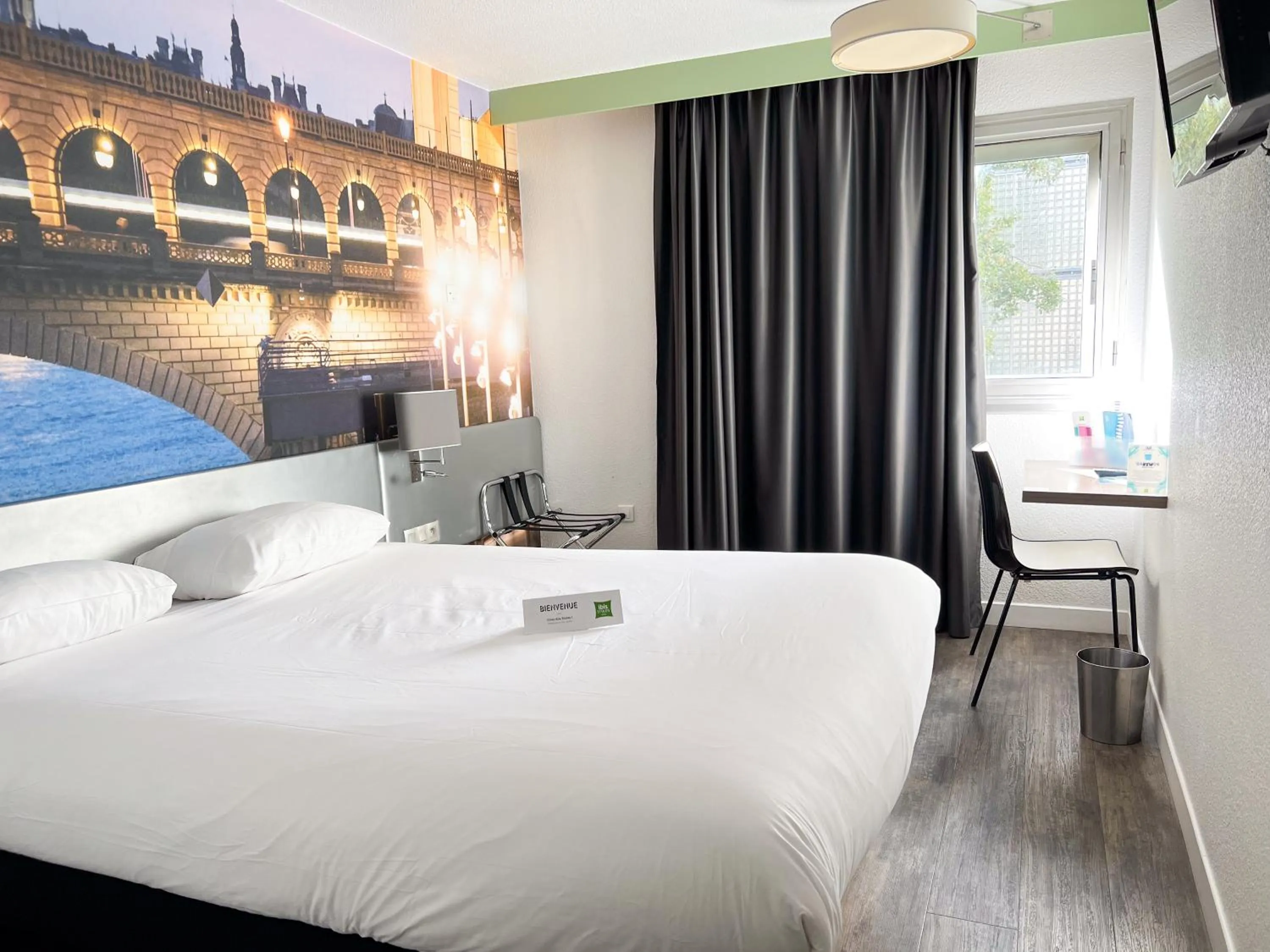 Bed in ibis Styles Paris Tolbiac Bibliotheque