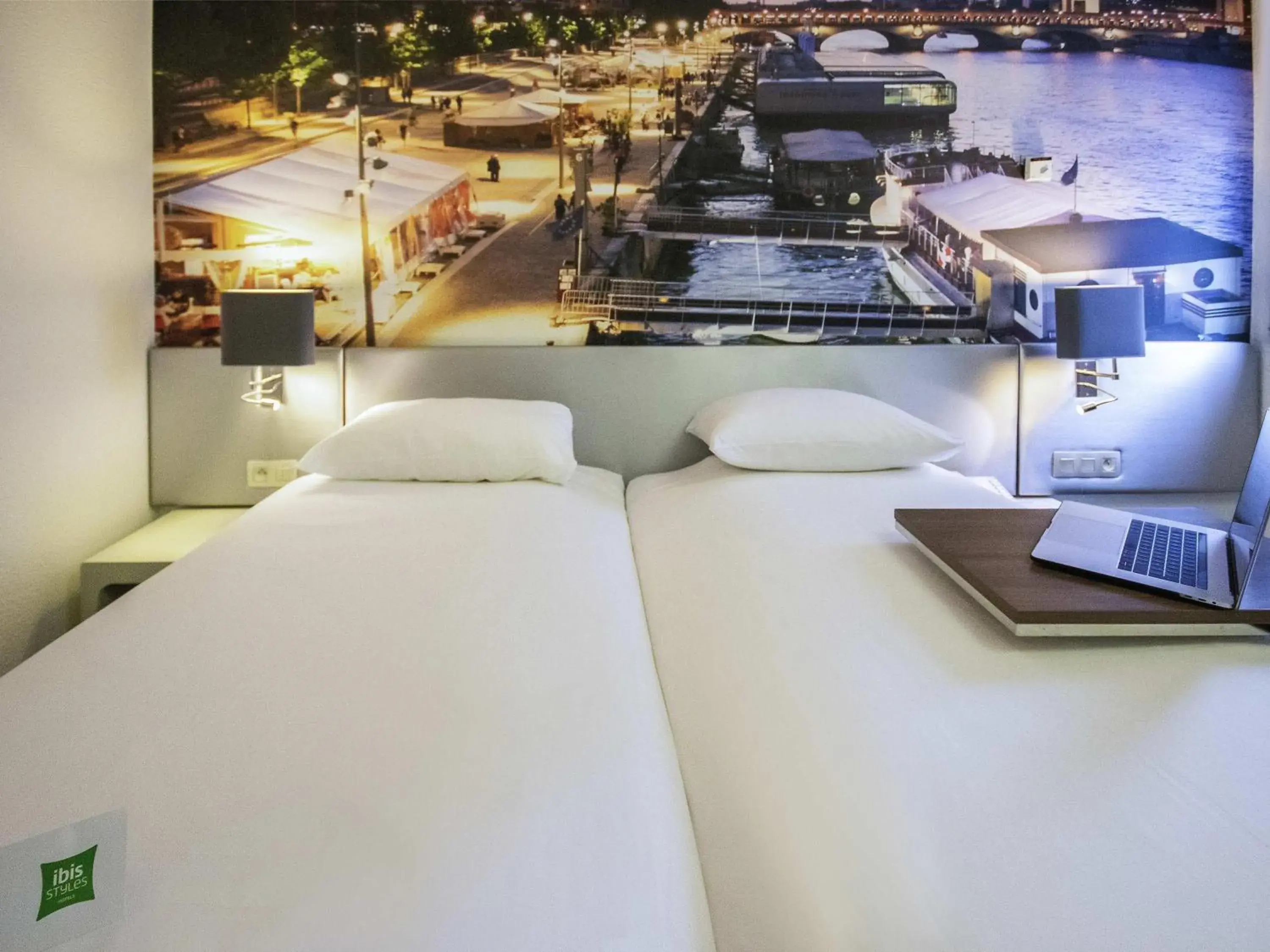 Bedroom, Bed in ibis Styles Paris Tolbiac Bibliotheque Bedroom, Bed in ibis Styles Paris Tolbiac Bibliotheque