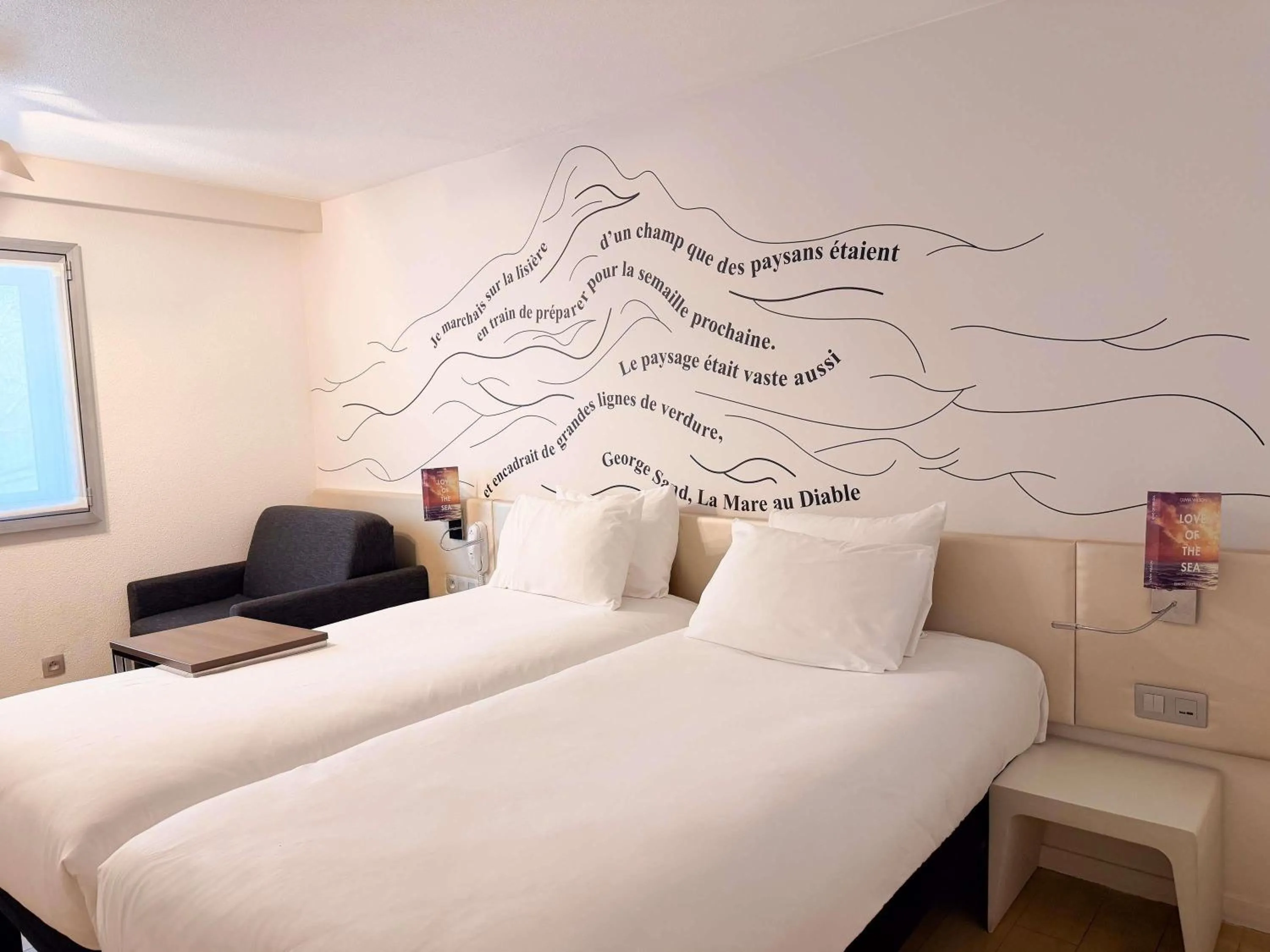 Bedroom, Bed in ibis Styles Paris Tolbiac Bibliotheque
