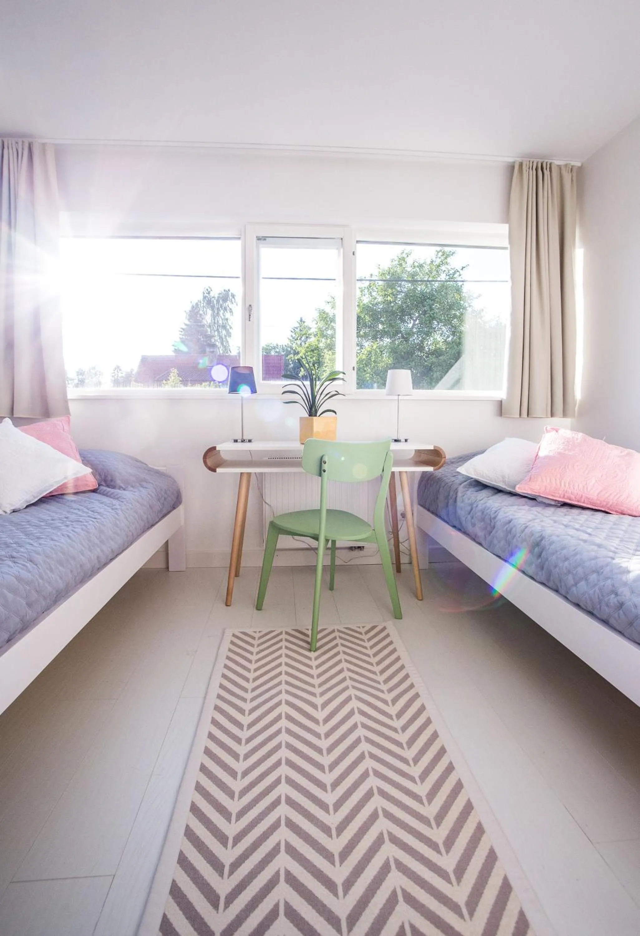 Bedroom, Bed in Tamme Flint