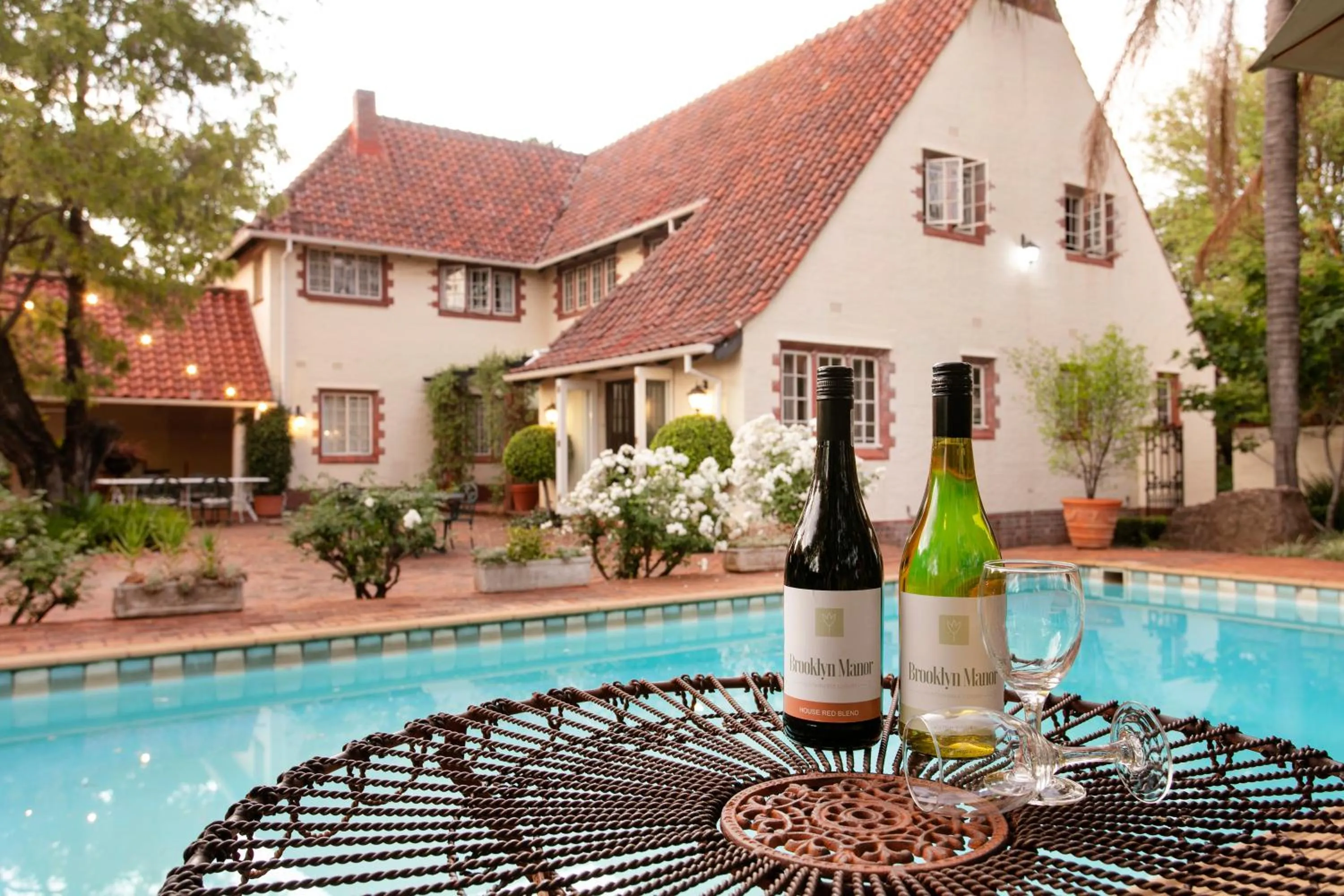 Pool view in Brooklyn Manor