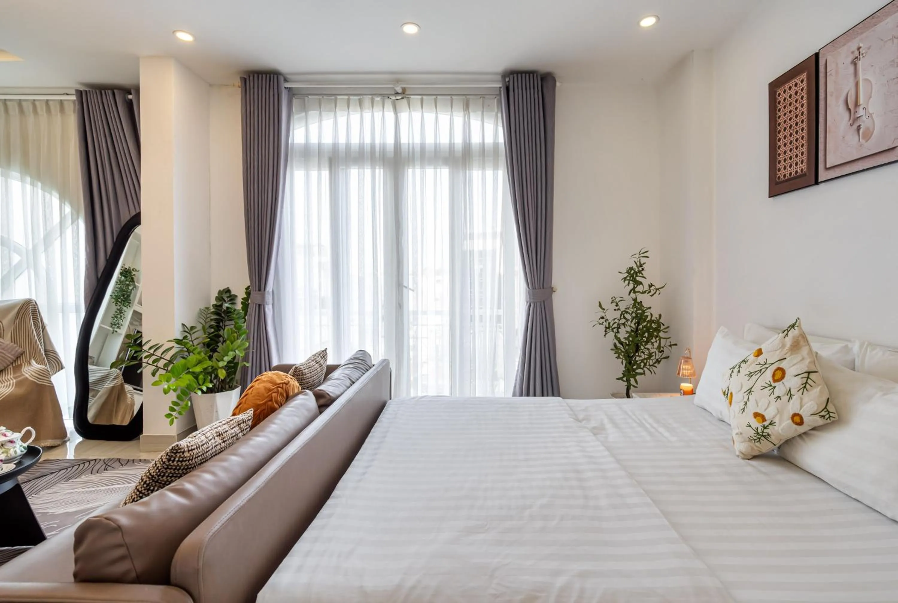 Photo of the whole room, Bed in Grace Apartment - HCM